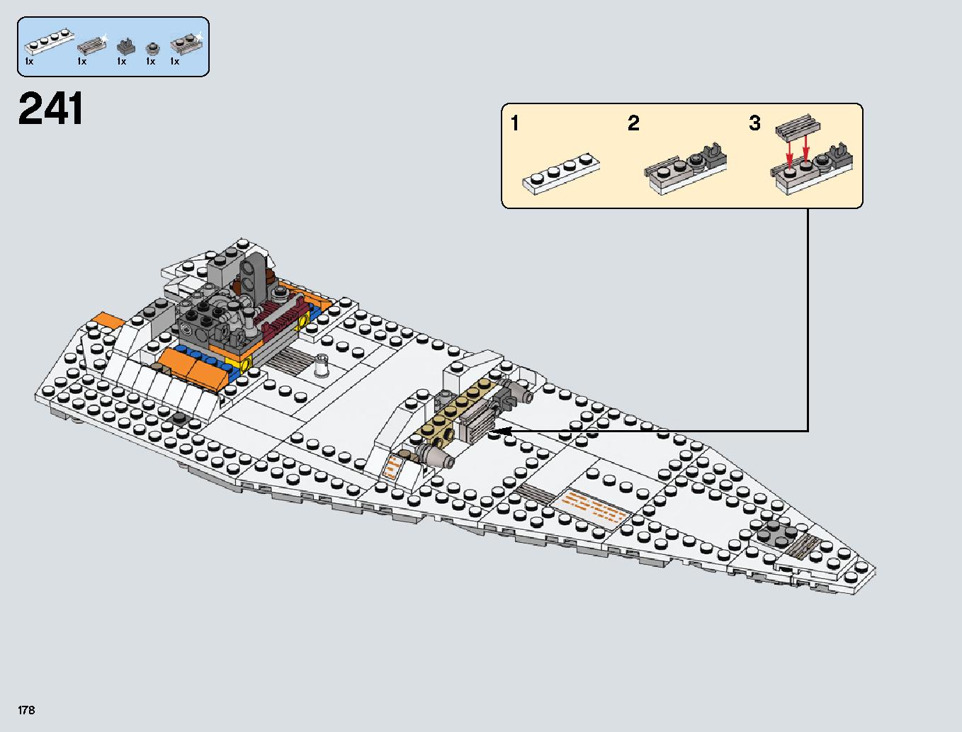 Snowspeeder 75144 LEGO information LEGO instructions 178 page