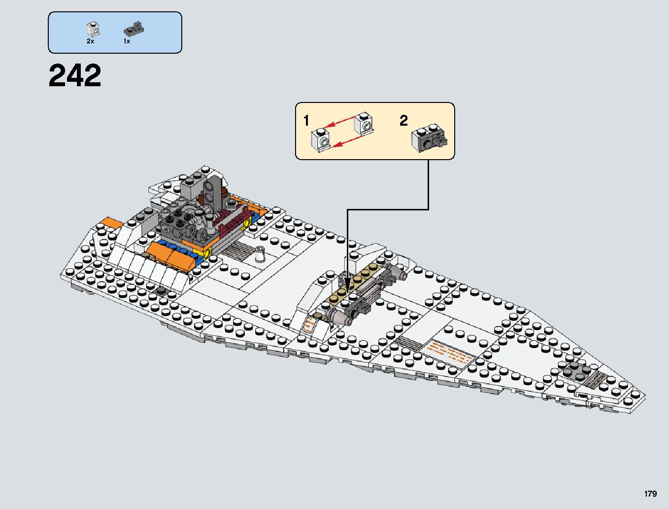 Snowspeeder 75144 LEGO information LEGO instructions 179 page