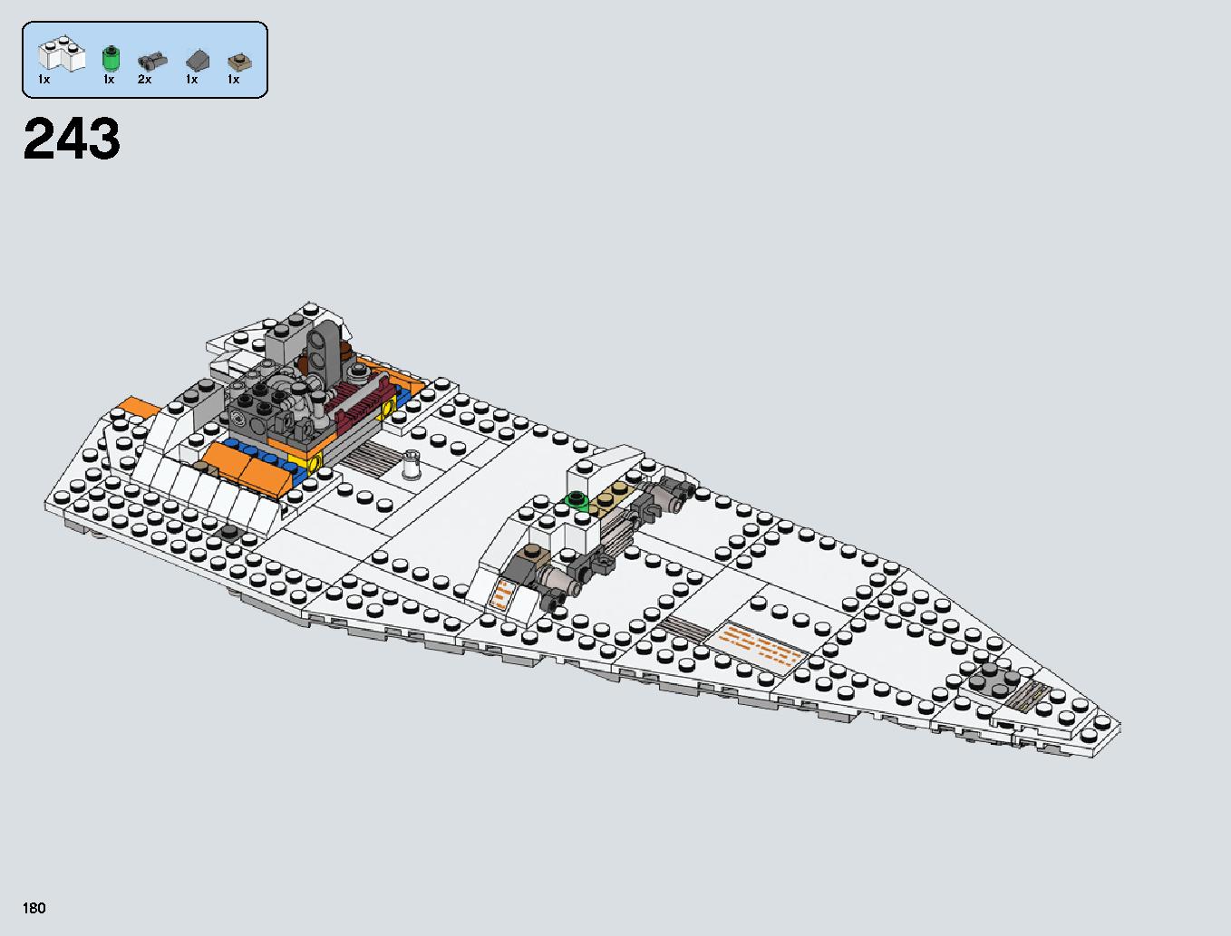 Snowspeeder 75144 レゴの商品情報 レゴの説明書・組立方法 180 page