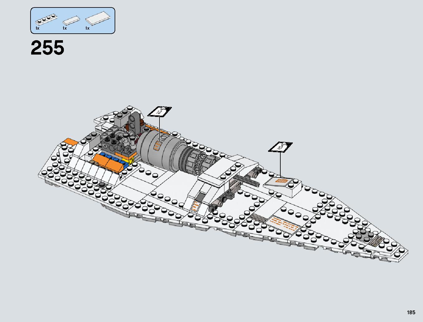 Snowspeeder 75144 LEGO information LEGO instructions 185 page