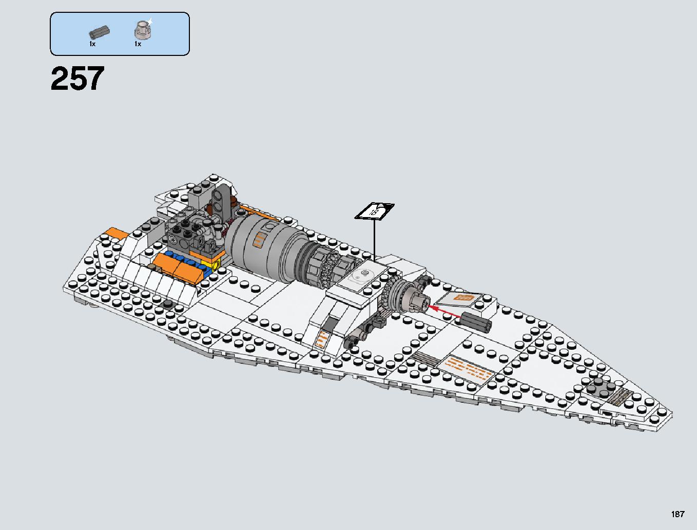 Snowspeeder 75144 レゴの商品情報 レゴの説明書・組立方法 187 page