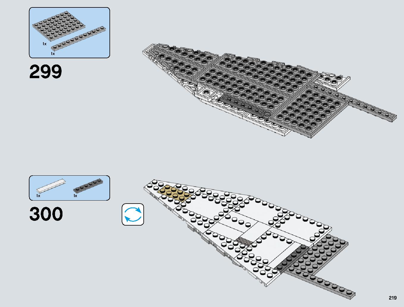 Snowspeeder 75144 LEGO information LEGO instructions 219 page