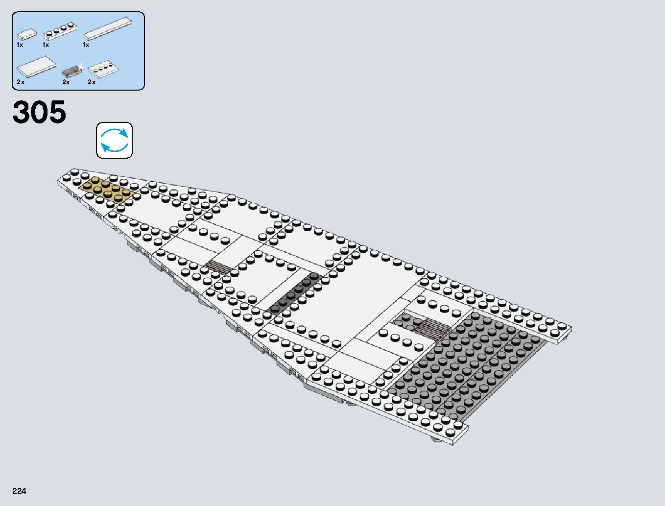Snowspeeder 75144 レゴの商品情報 レゴの説明書・組立方法 224 page