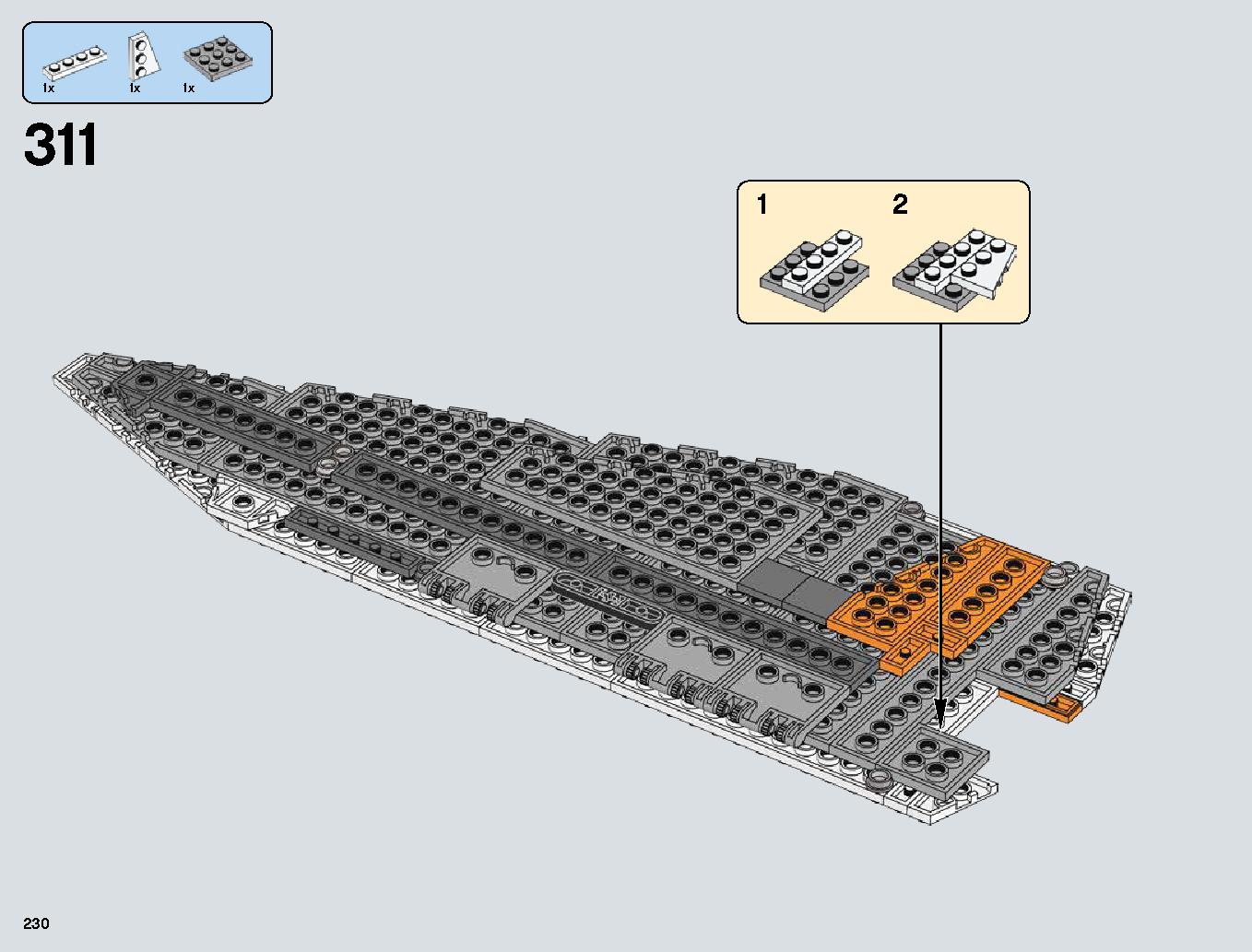 Snowspeeder 75144 レゴの商品情報 レゴの説明書・組立方法 230 page