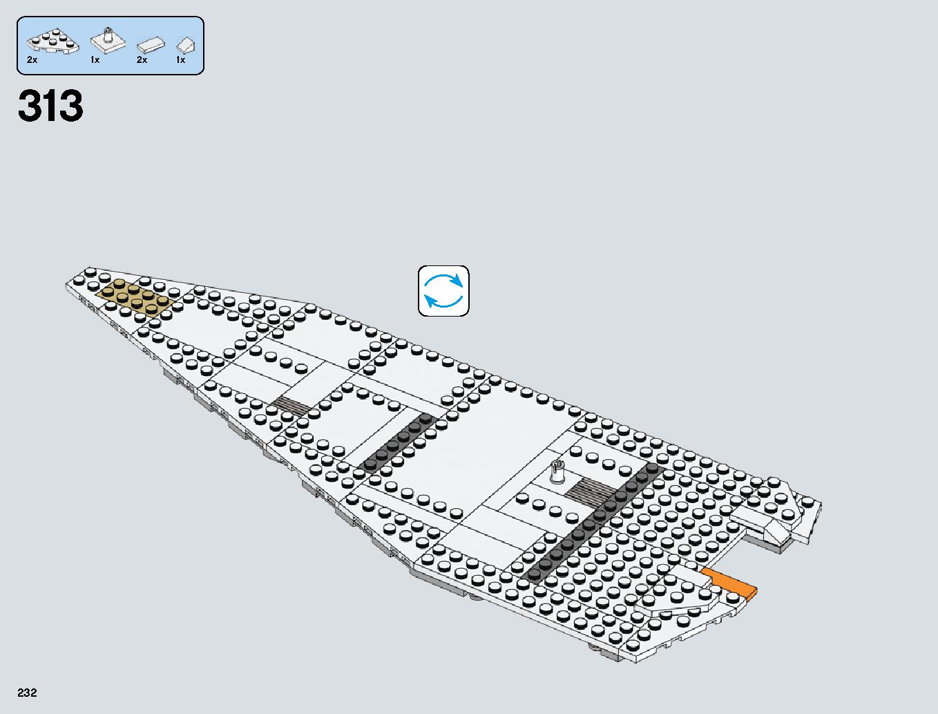 Snowspeeder 75144 レゴの商品情報 レゴの説明書・組立方法 232 page