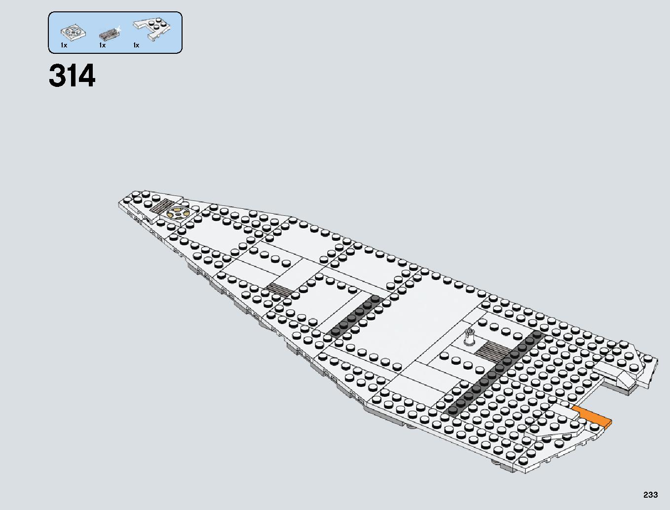 Snowspeeder 75144 レゴの商品情報 レゴの説明書・組立方法 233 page