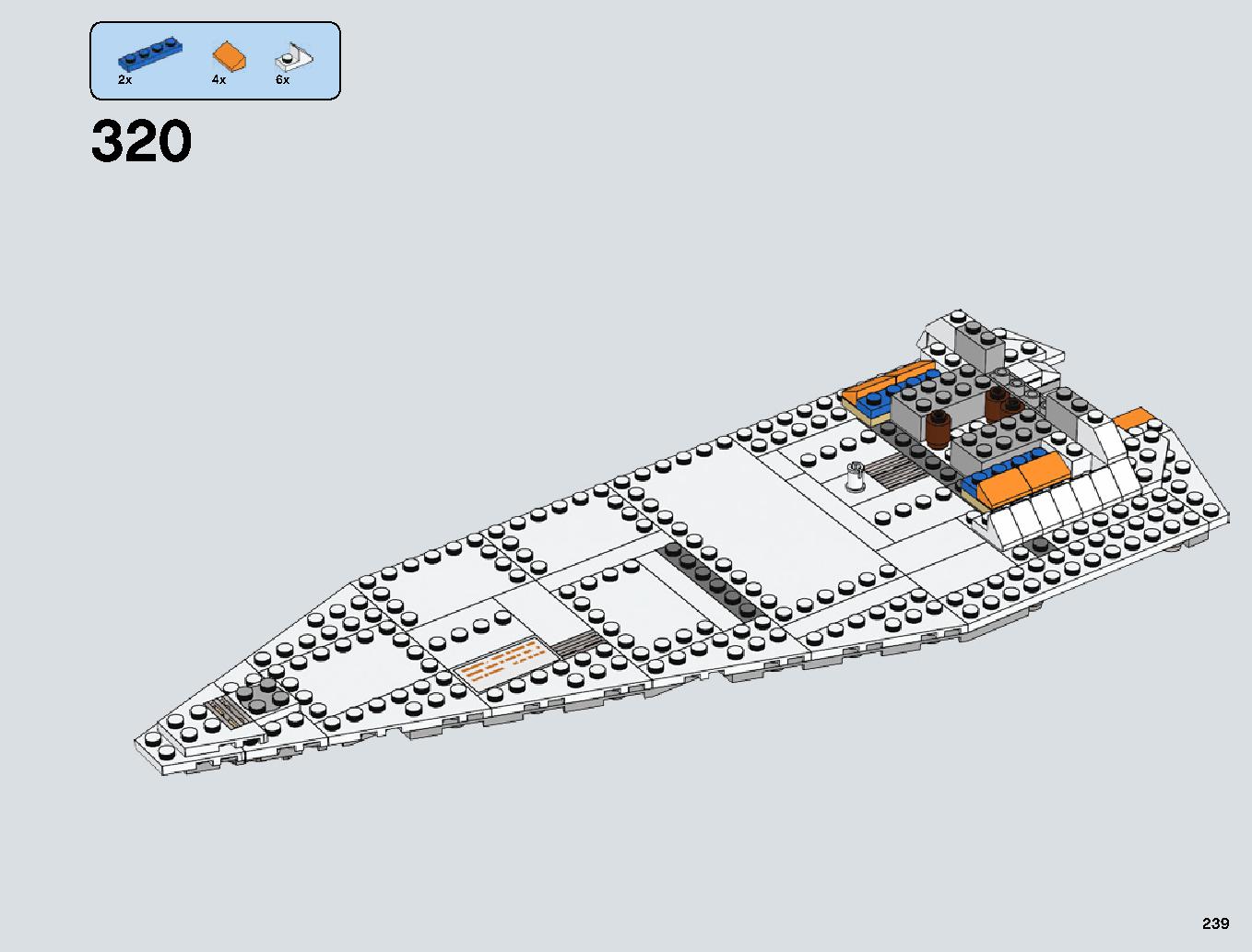 Snowspeeder 75144 LEGO information LEGO instructions 239 page