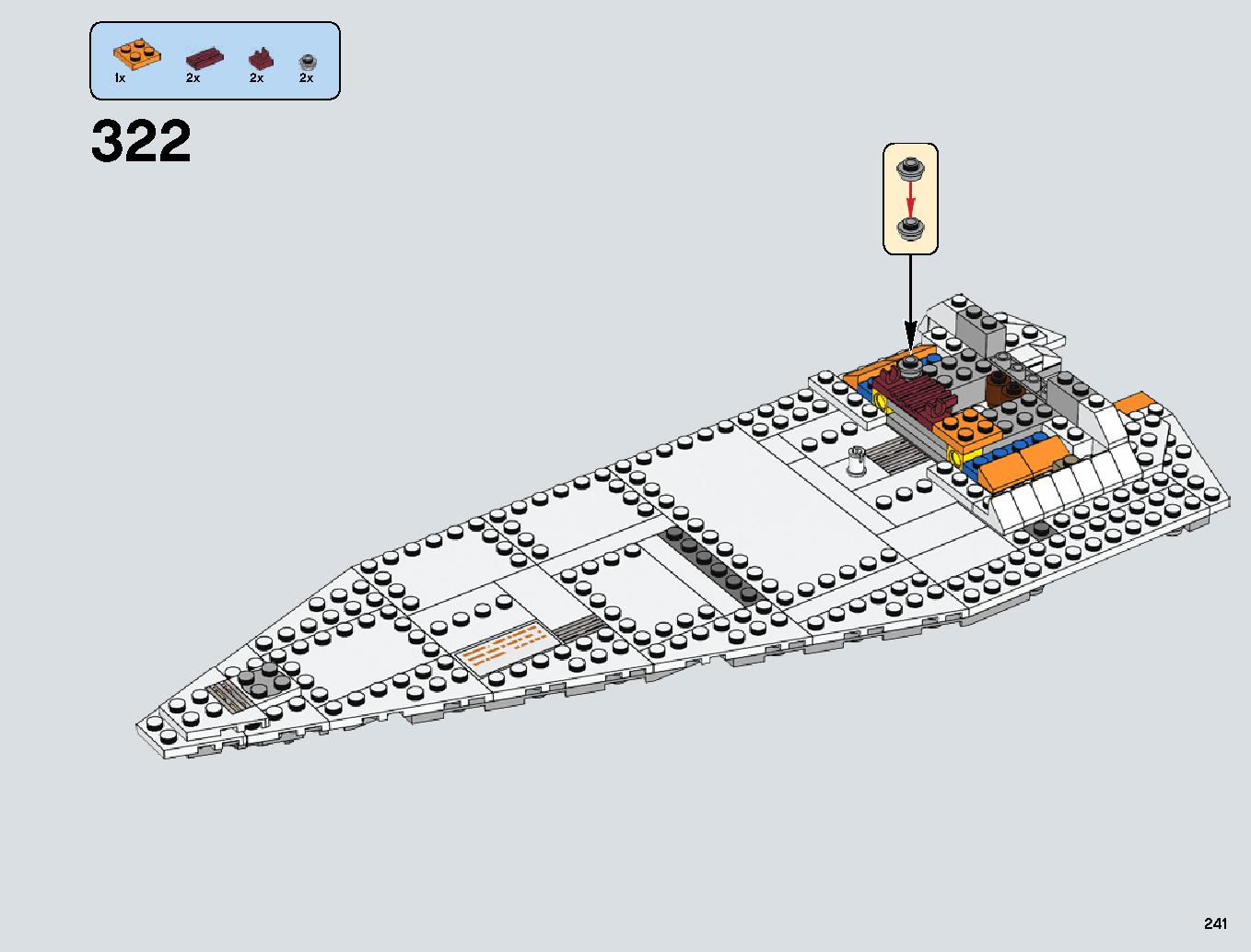Snowspeeder 75144 LEGO information LEGO instructions 241 page