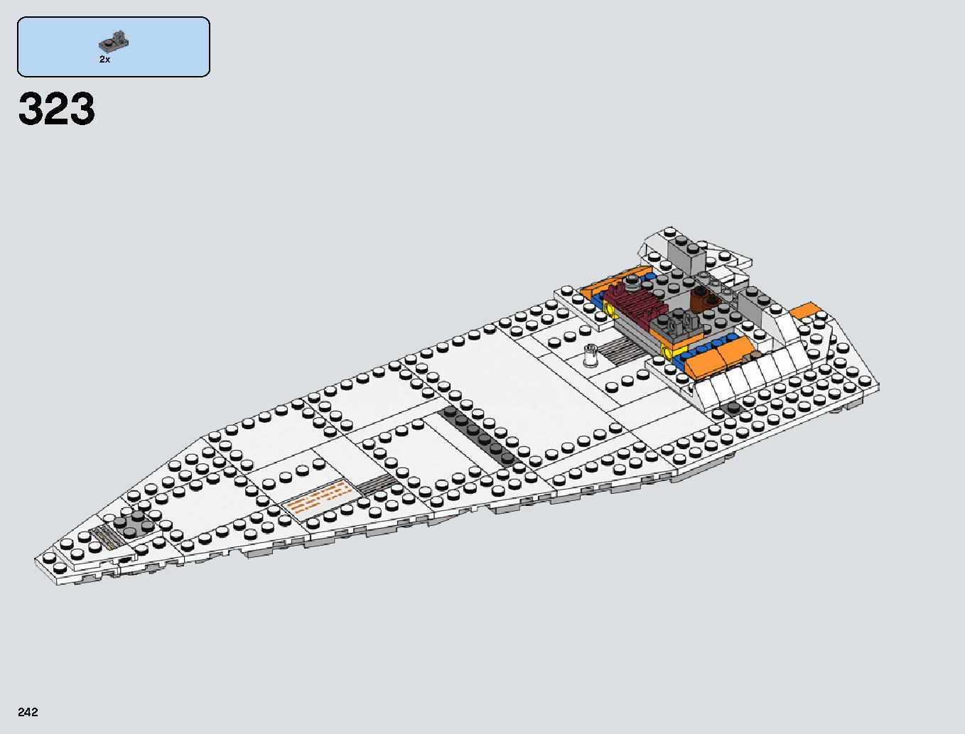 Snowspeeder 75144 LEGO information LEGO instructions 242 page