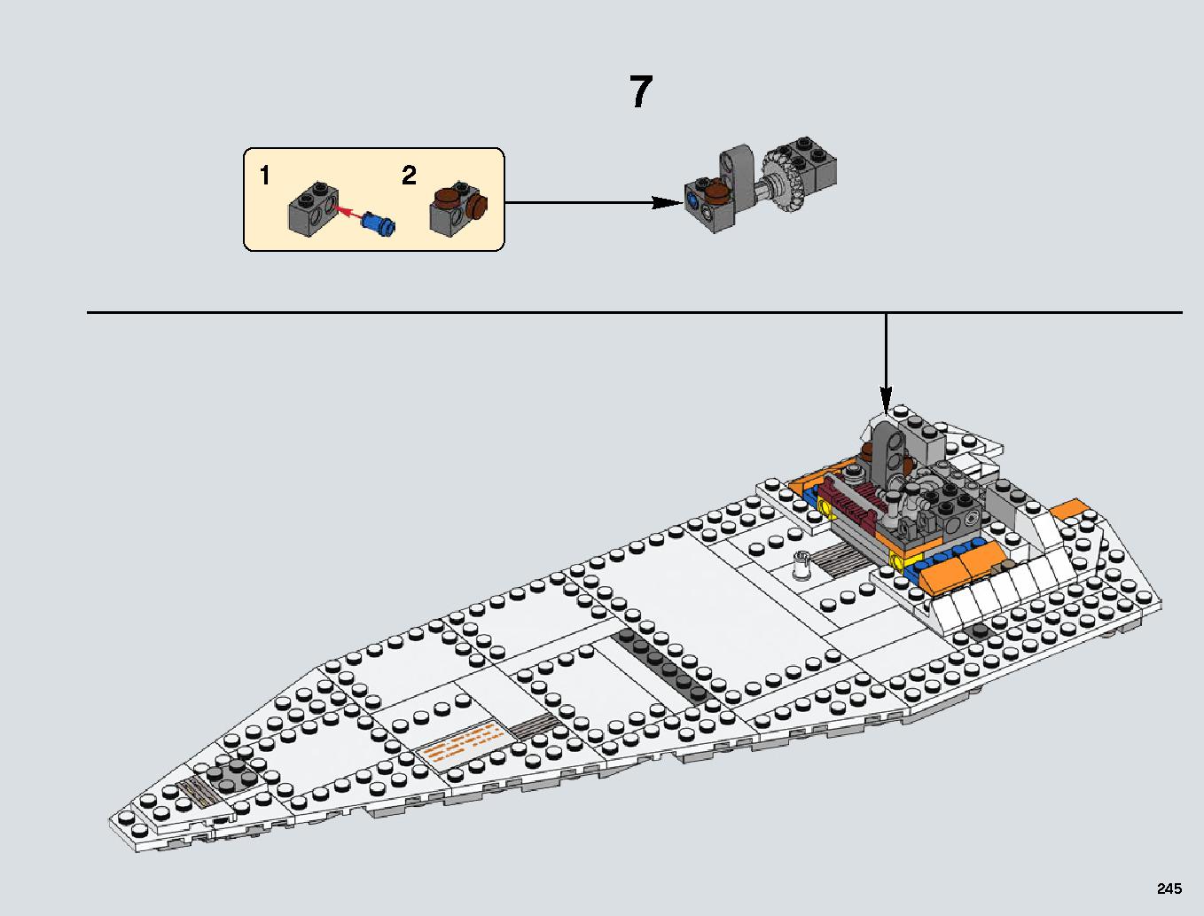 Snowspeeder 75144 レゴの商品情報 レゴの説明書・組立方法 245 page