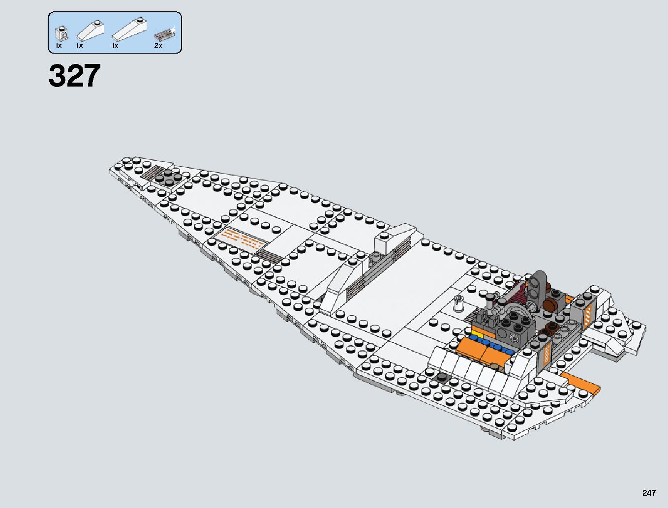 Snowspeeder 75144 LEGO information LEGO instructions 247 page