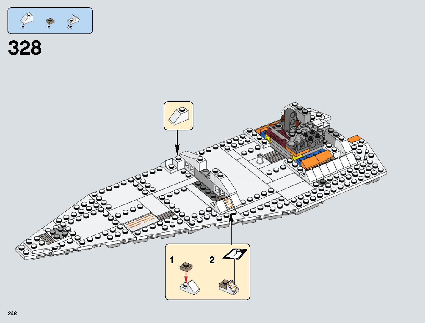 Snowspeeder 75144 LEGO information LEGO instructions 248 page