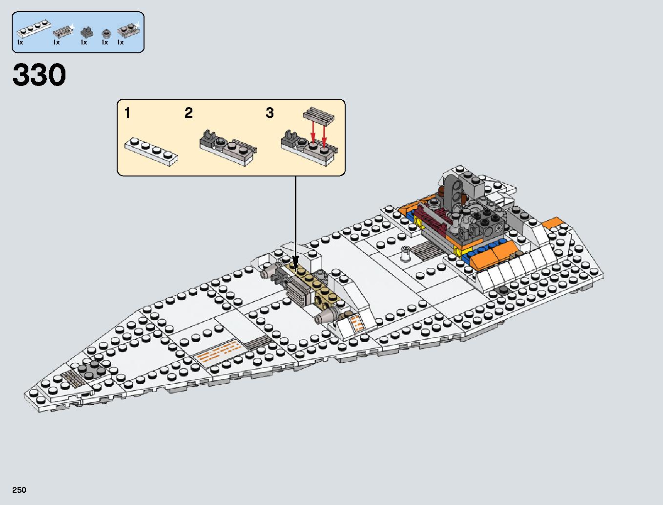 Snowspeeder 75144 レゴの商品情報 レゴの説明書・組立方法 250 page