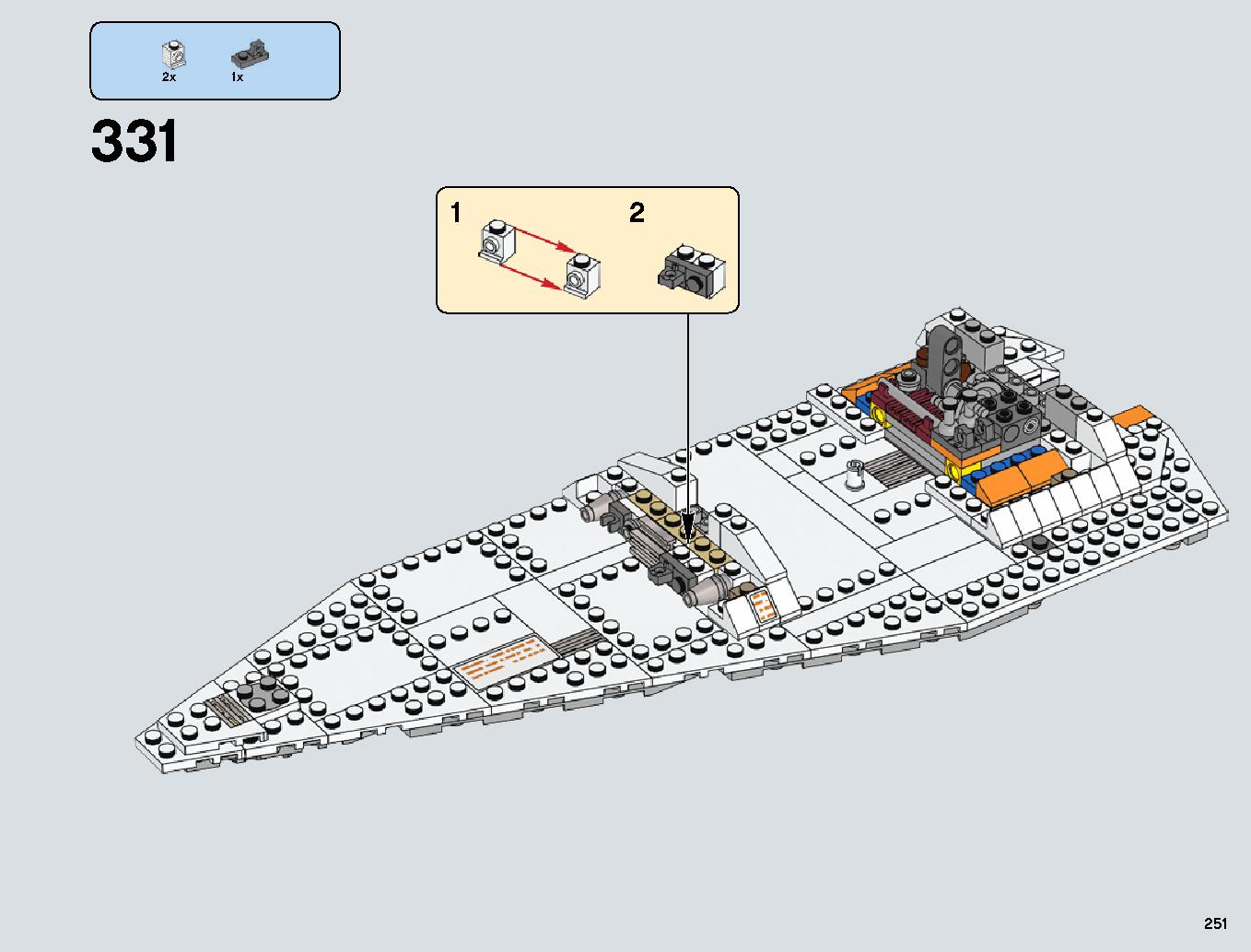 Snowspeeder 75144 LEGO information LEGO instructions 251 page