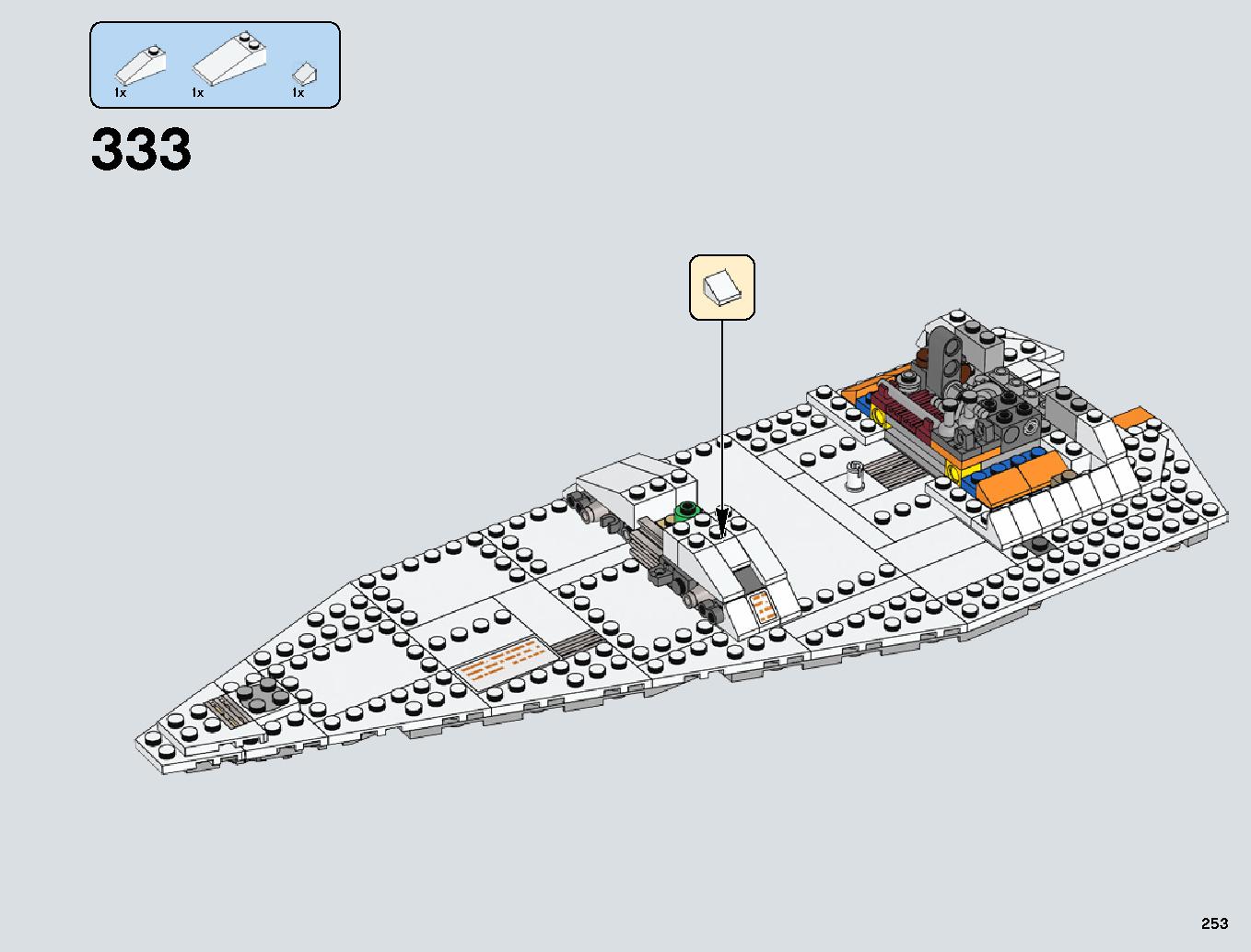 Snowspeeder 75144 LEGO information LEGO instructions 253 page