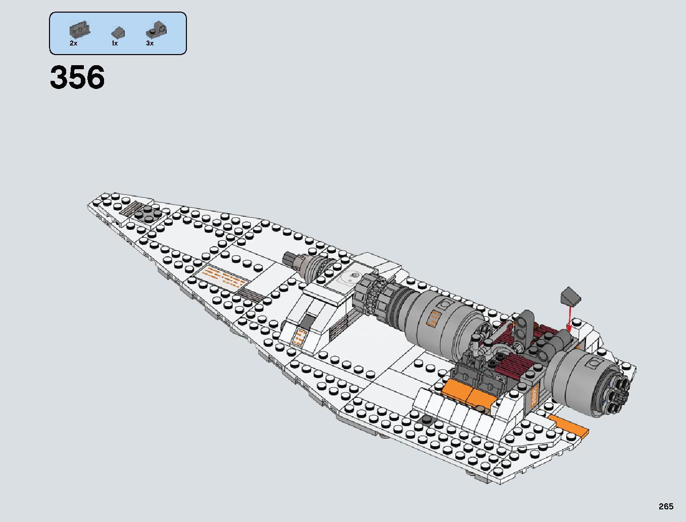 Snowspeeder 75144 LEGO information LEGO instructions 265 page