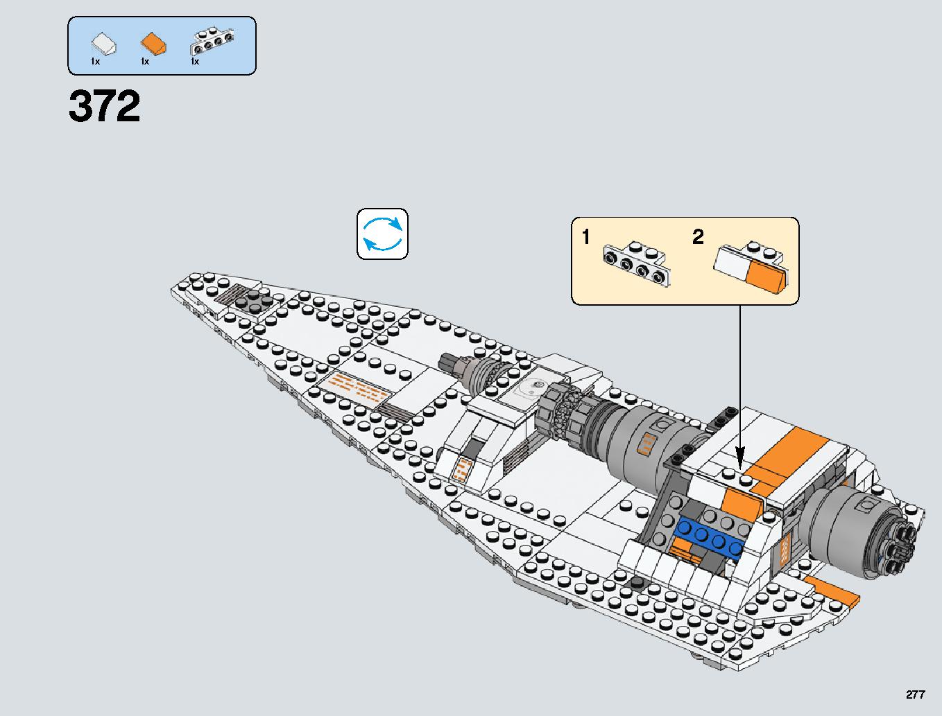 Snowspeeder 75144 LEGO information LEGO instructions 277 page
