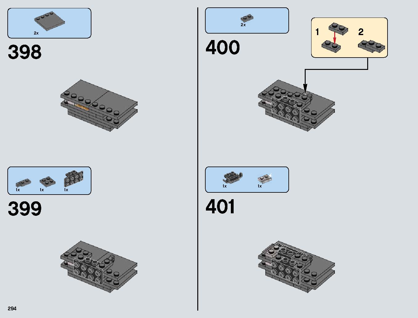 Snowspeeder 75144 レゴの商品情報 レゴの説明書・組立方法 294 page