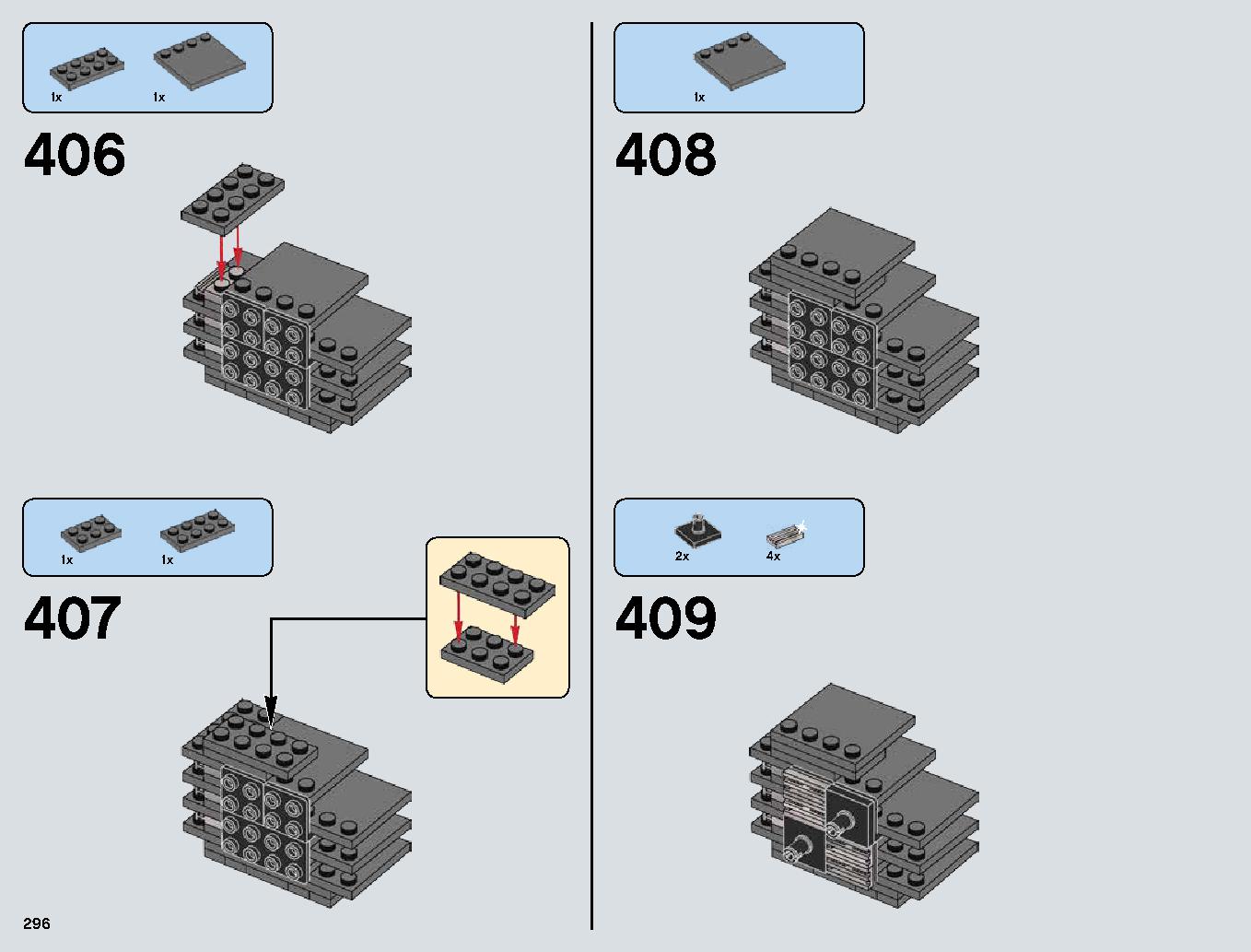 Snowspeeder 75144 レゴの商品情報 レゴの説明書・組立方法 296 page