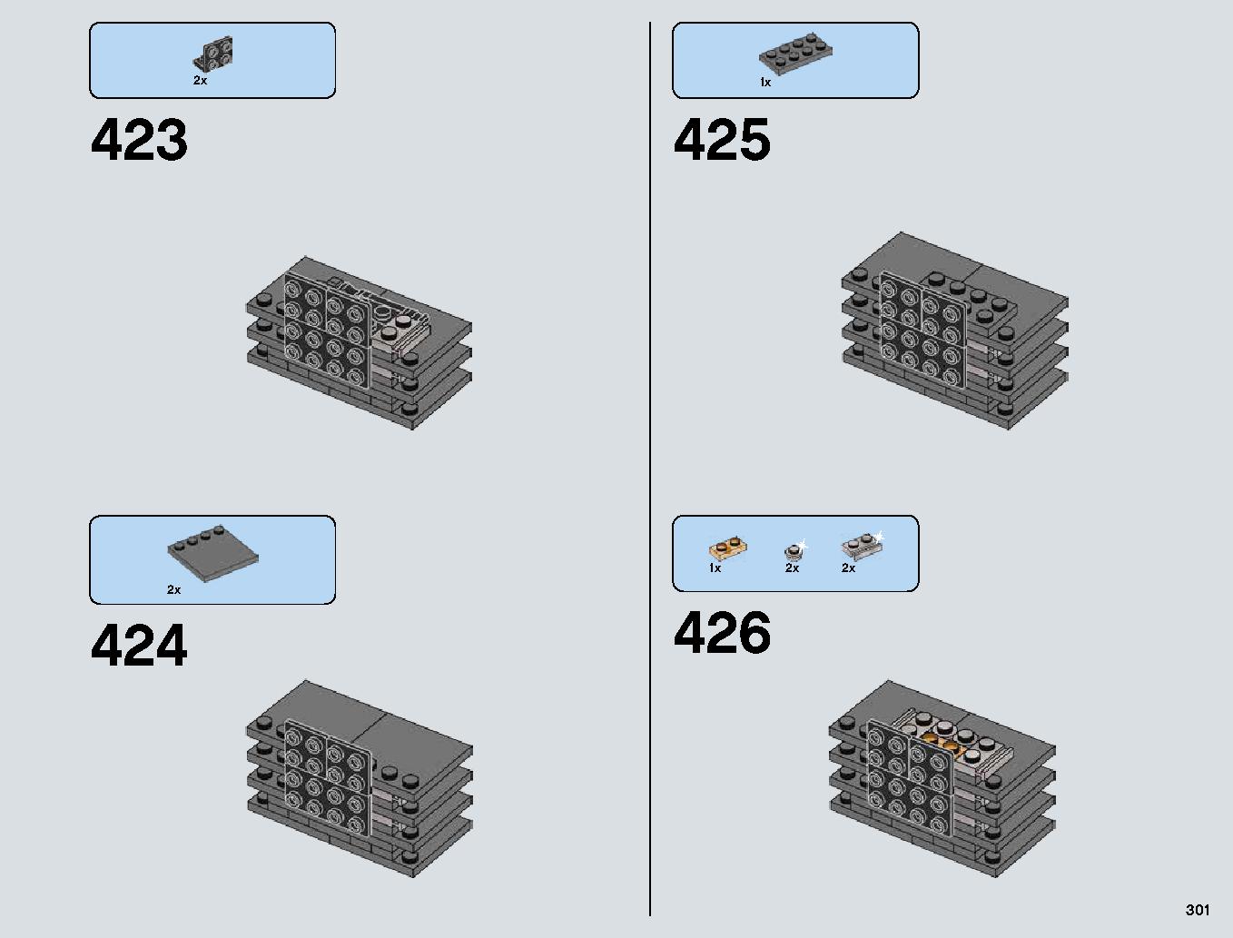 Snowspeeder 75144 レゴの商品情報 レゴの説明書・組立方法 301 page