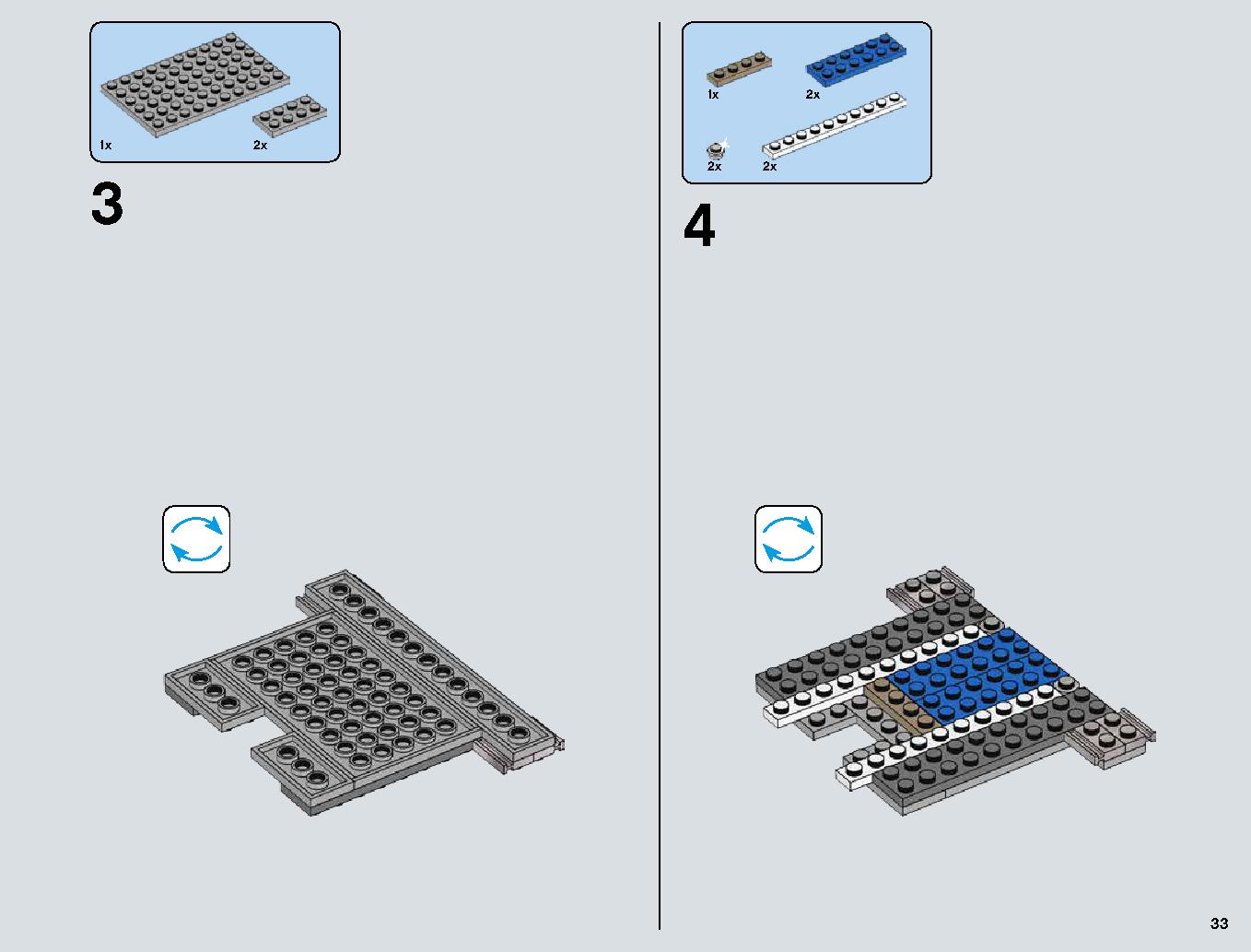 Snowspeeder 75144 LEGO information LEGO instructions 33 page