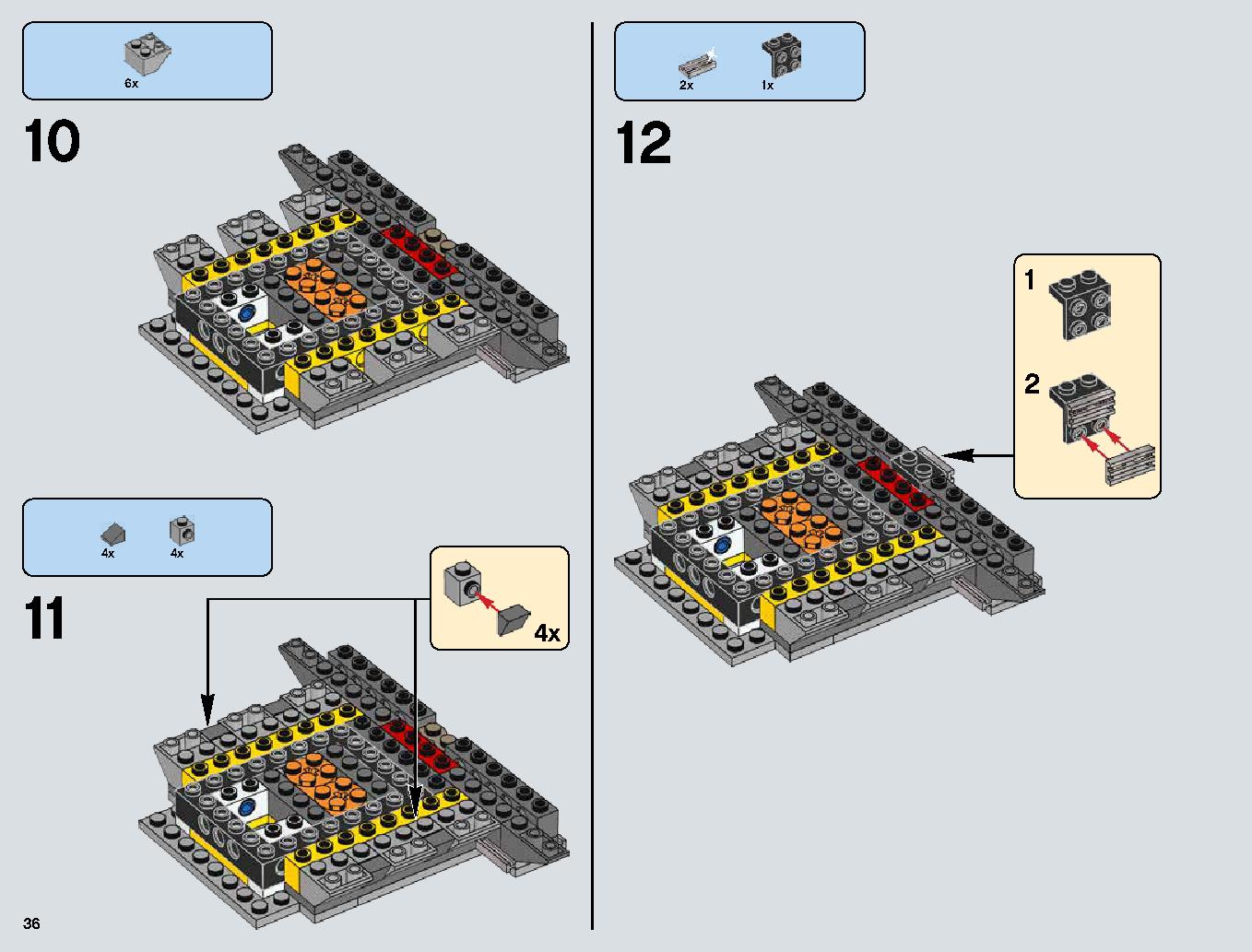 Snowspeeder 75144 レゴの商品情報 レゴの説明書・組立方法 36 page