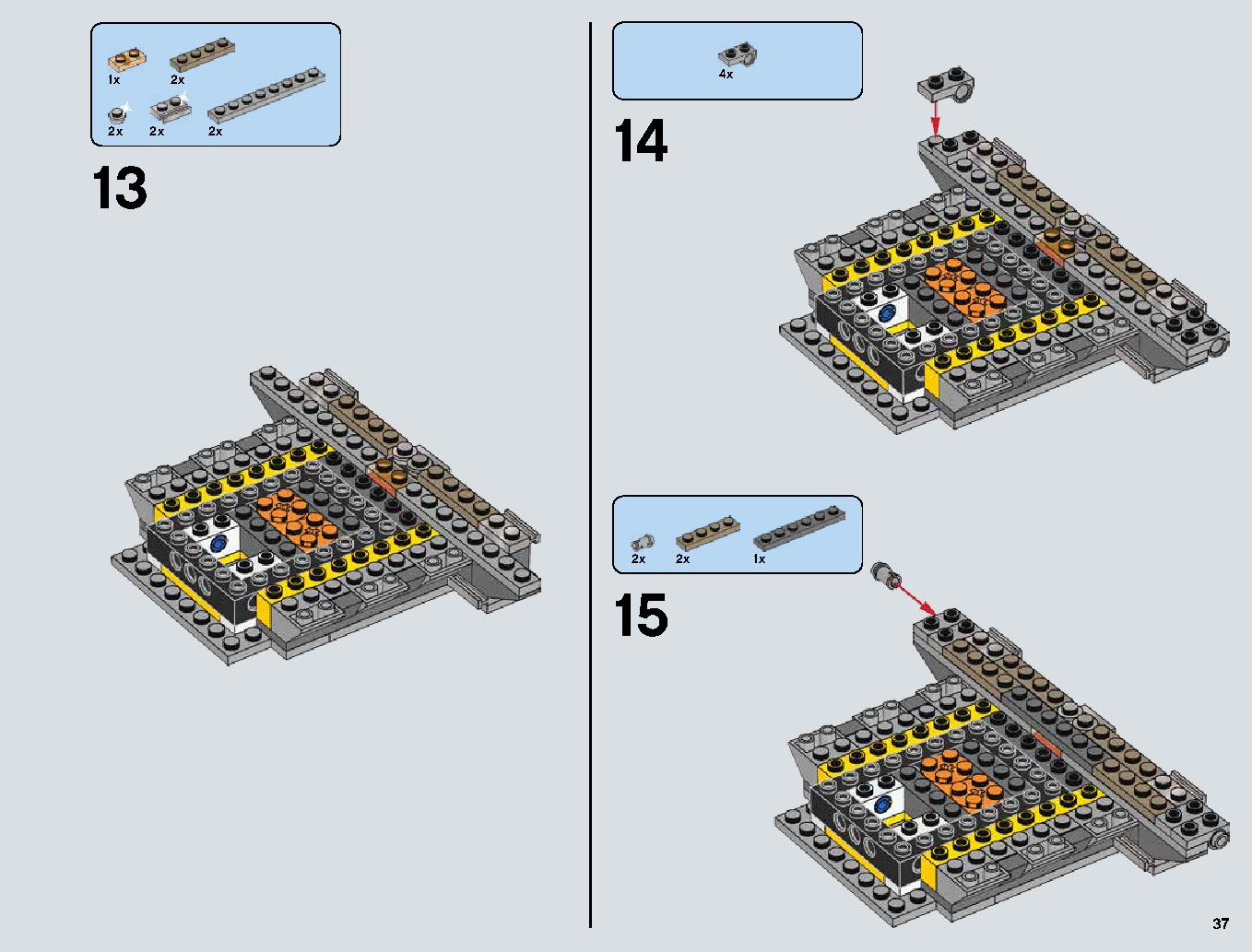 Snowspeeder 75144 レゴの商品情報 レゴの説明書・組立方法 37 page