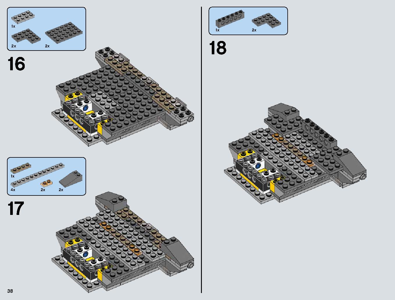 Snowspeeder 75144 レゴの商品情報 レゴの説明書・組立方法 38 page