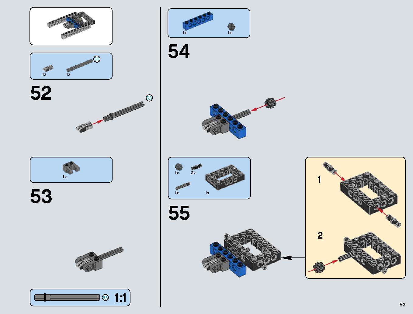 Snowspeeder 75144 レゴの商品情報 レゴの説明書・組立方法 53 page