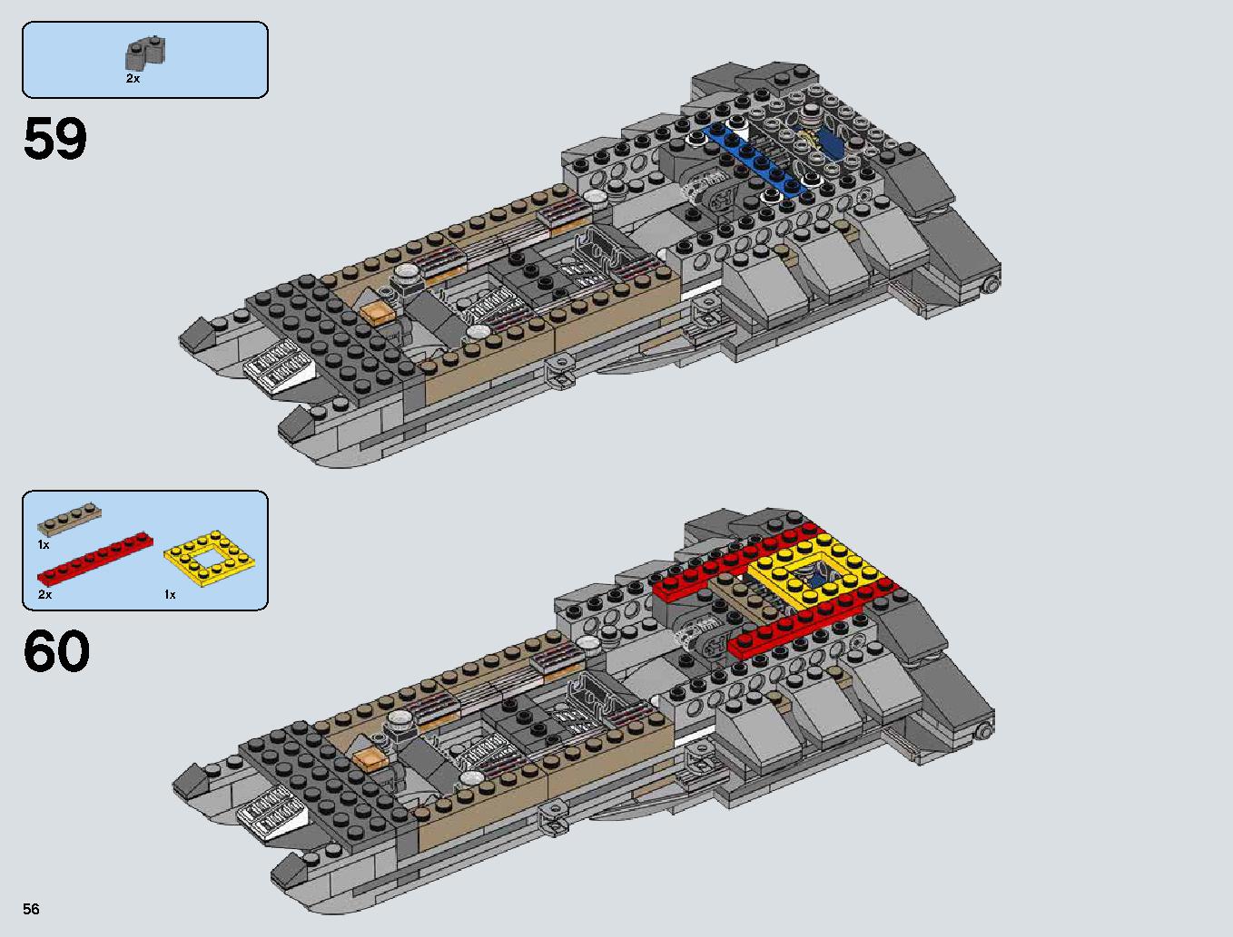 Snowspeeder 75144 LEGO information LEGO instructions 56 page