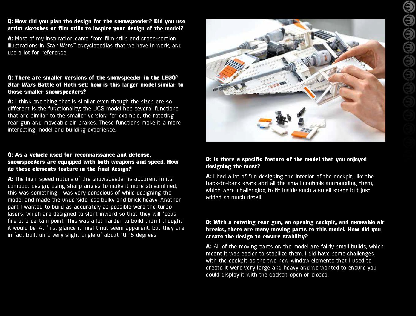 Snowspeeder 75144 LEGO information LEGO instructions 6 page