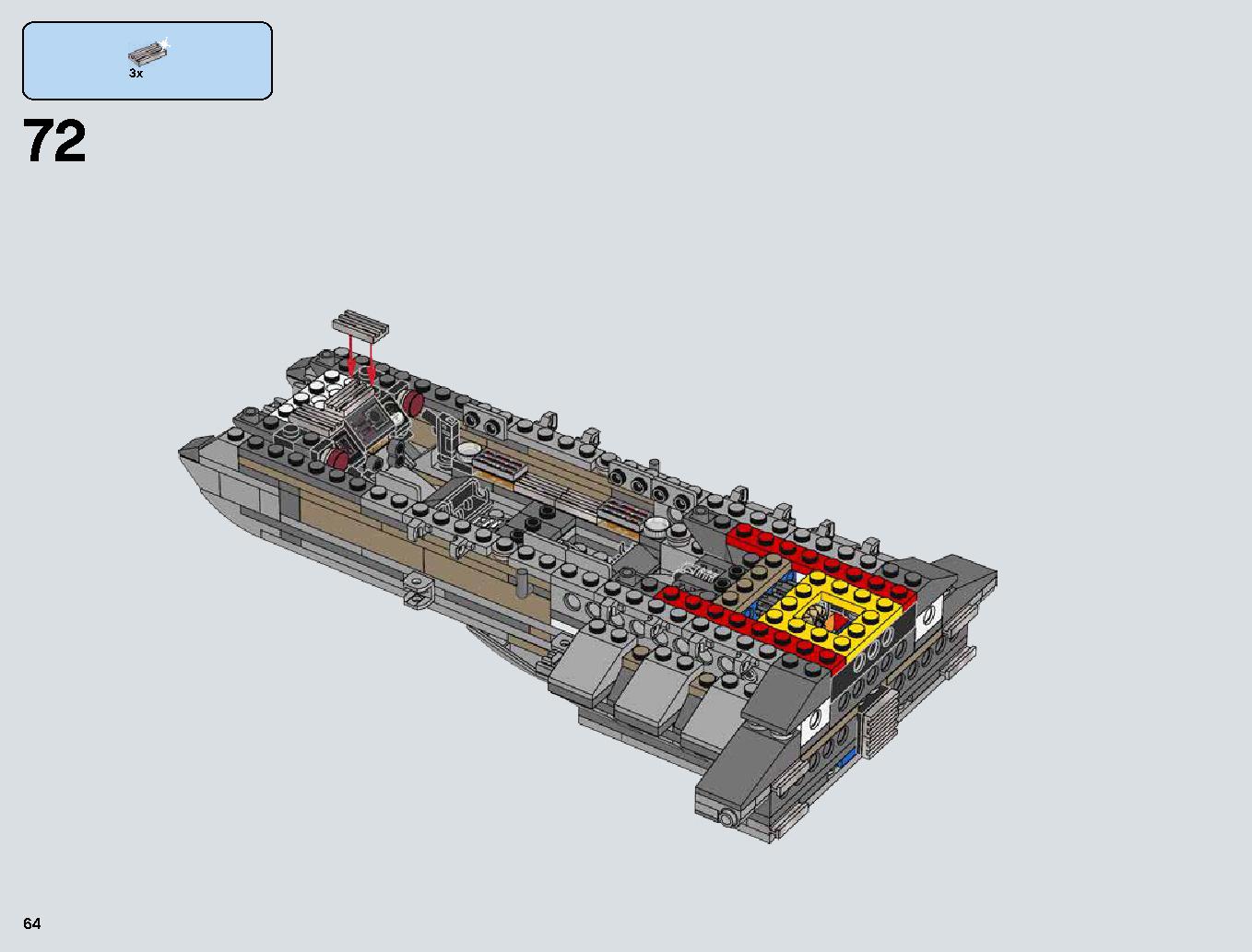 Snowspeeder 75144 レゴの商品情報 レゴの説明書・組立方法 64 page