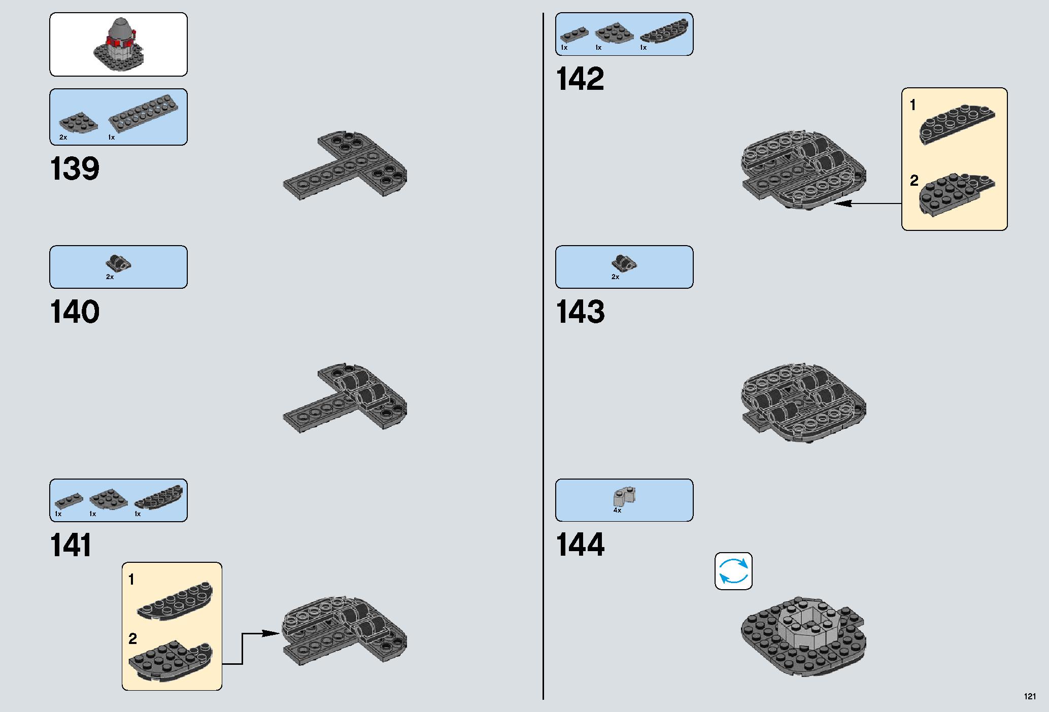 デス・スター 75159 レゴの商品情報 レゴの説明書・組立方法 121 page