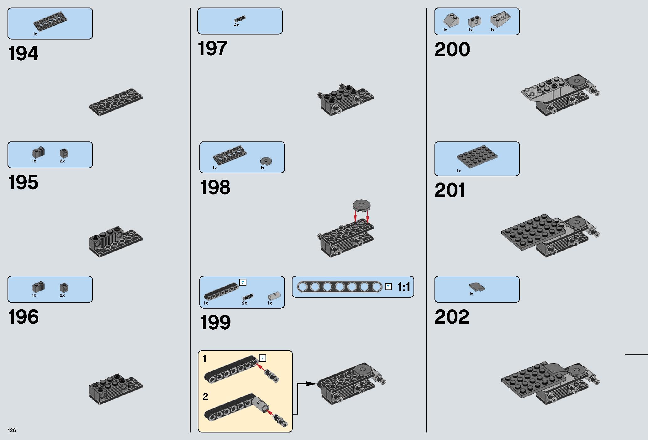 デス・スター 75159 レゴの商品情報 レゴの説明書・組立方法 136 page