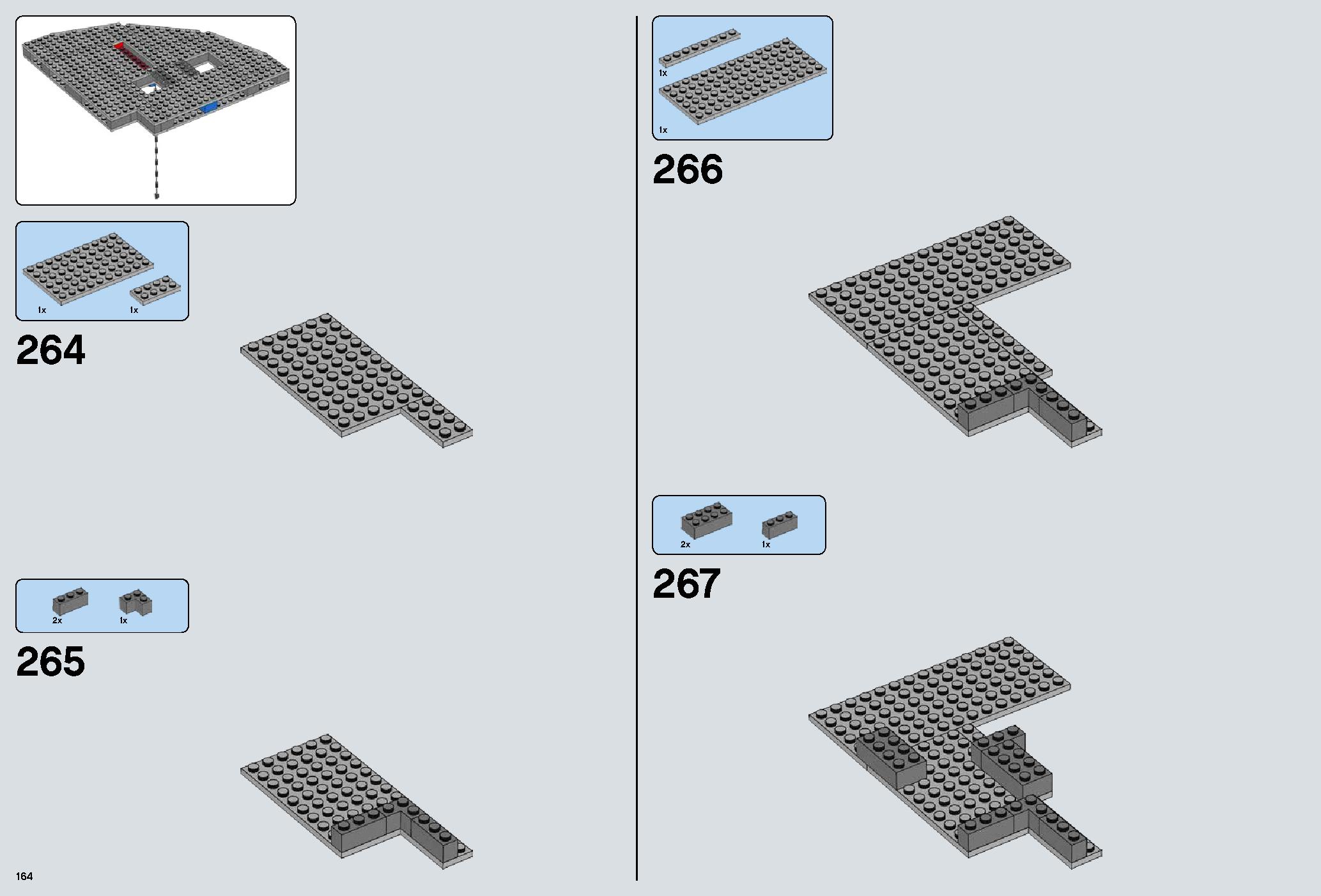 デス・スター 75159 レゴの商品情報 レゴの説明書・組立方法 164 page