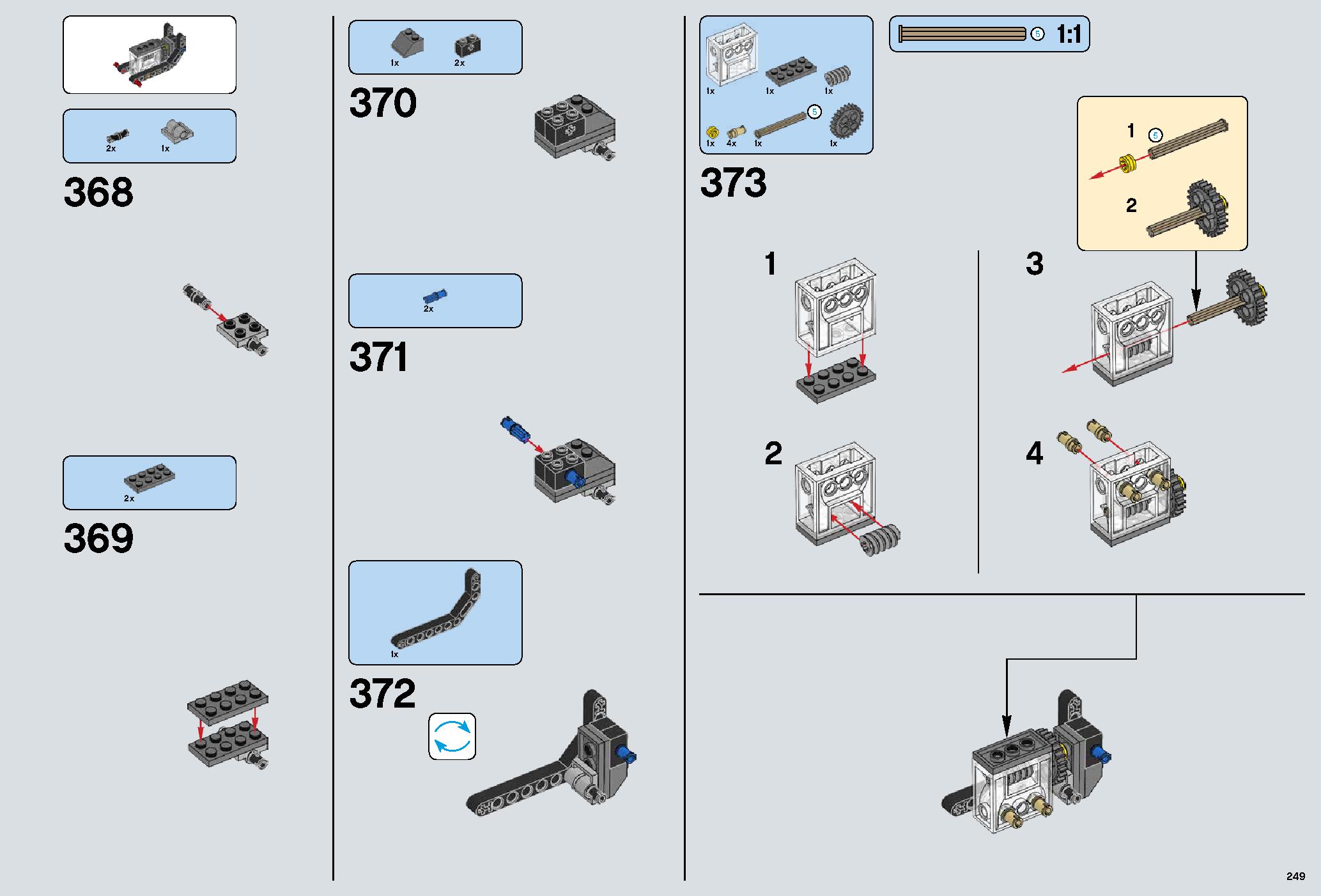 デス・スター 75159 レゴの商品情報 レゴの説明書・組立方法 249 page