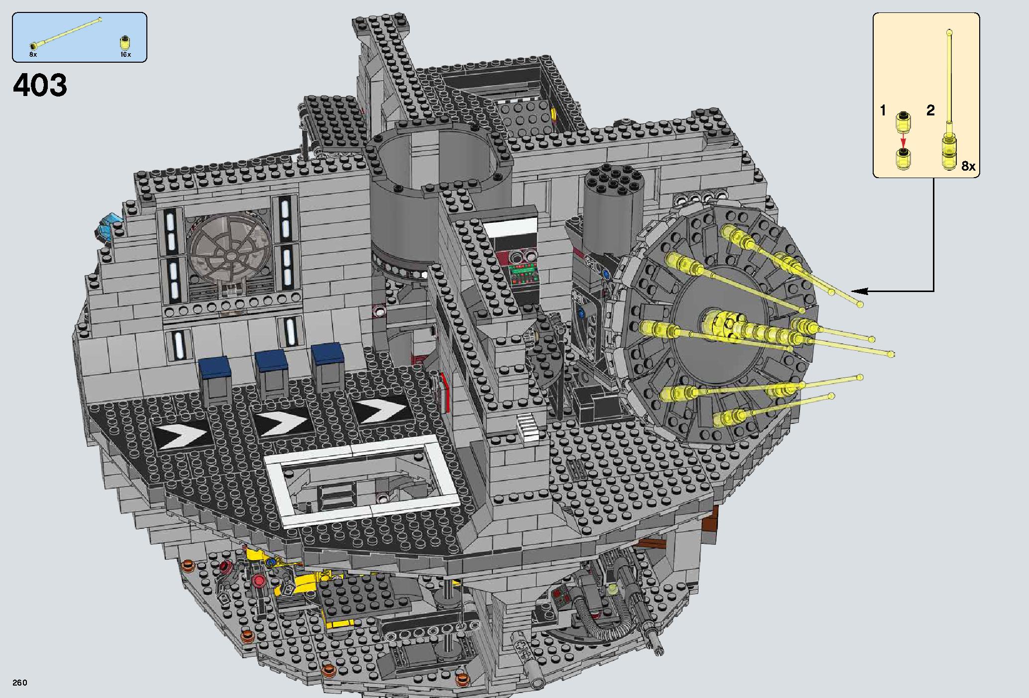 Death Star 75159 LEGO information LEGO instructions 260 page