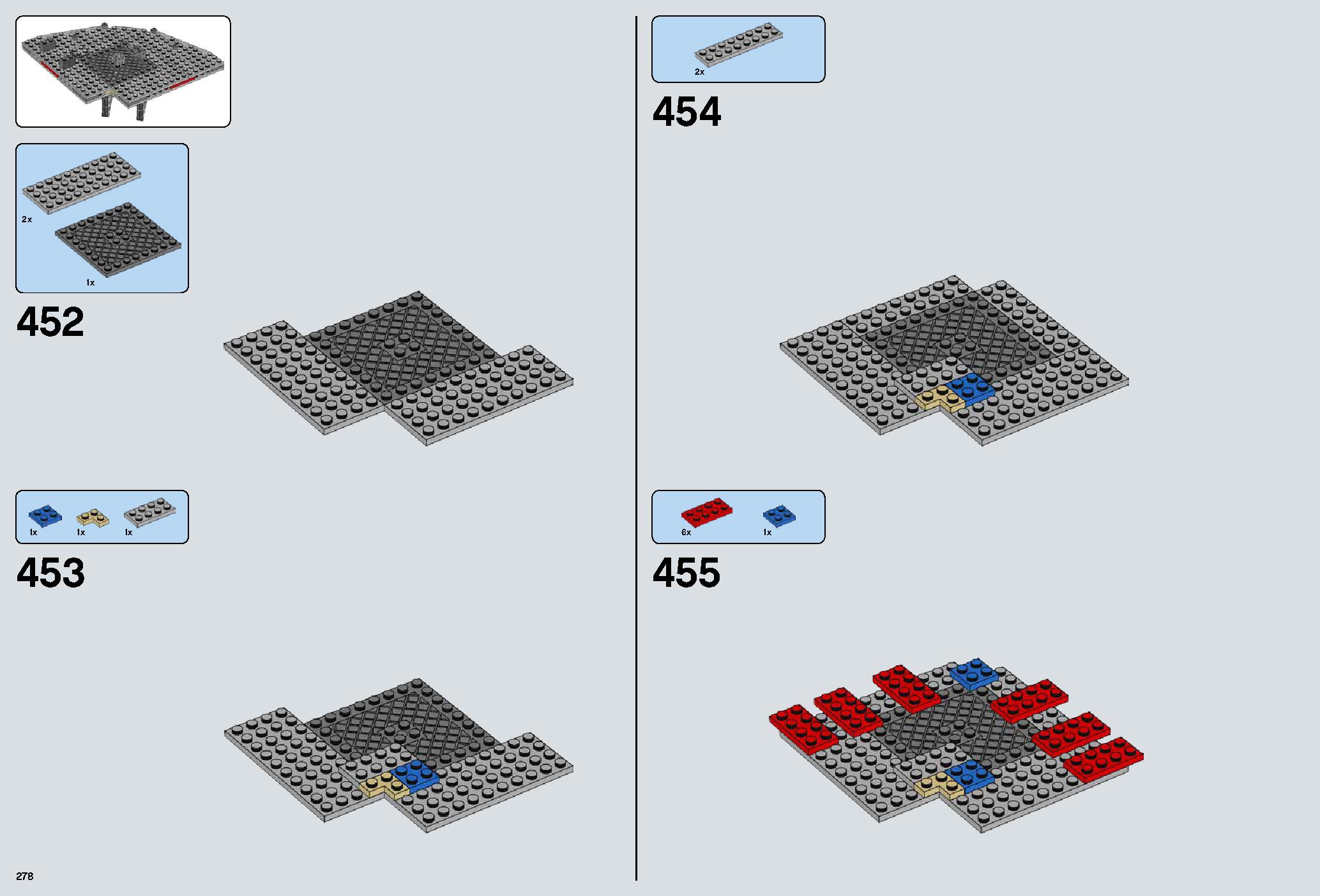 デス・スター 75159 レゴの商品情報 レゴの説明書・組立方法 278 page