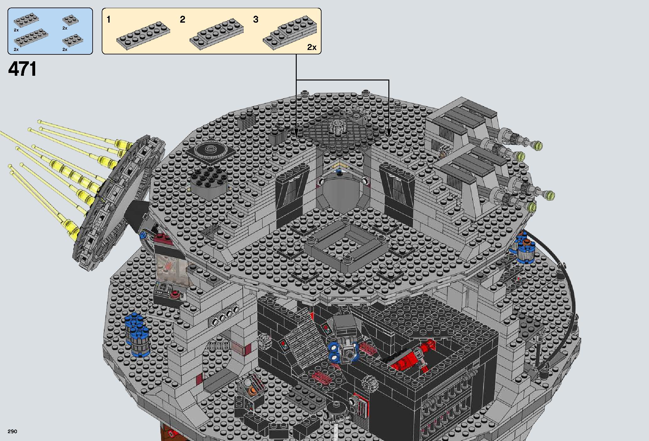 Death Star 75159 LEGO information LEGO instructions 290 page