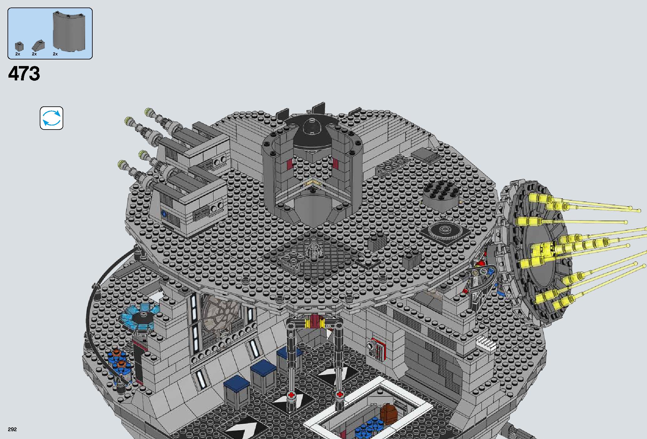 Death Star 75159 LEGO information LEGO instructions 292 page