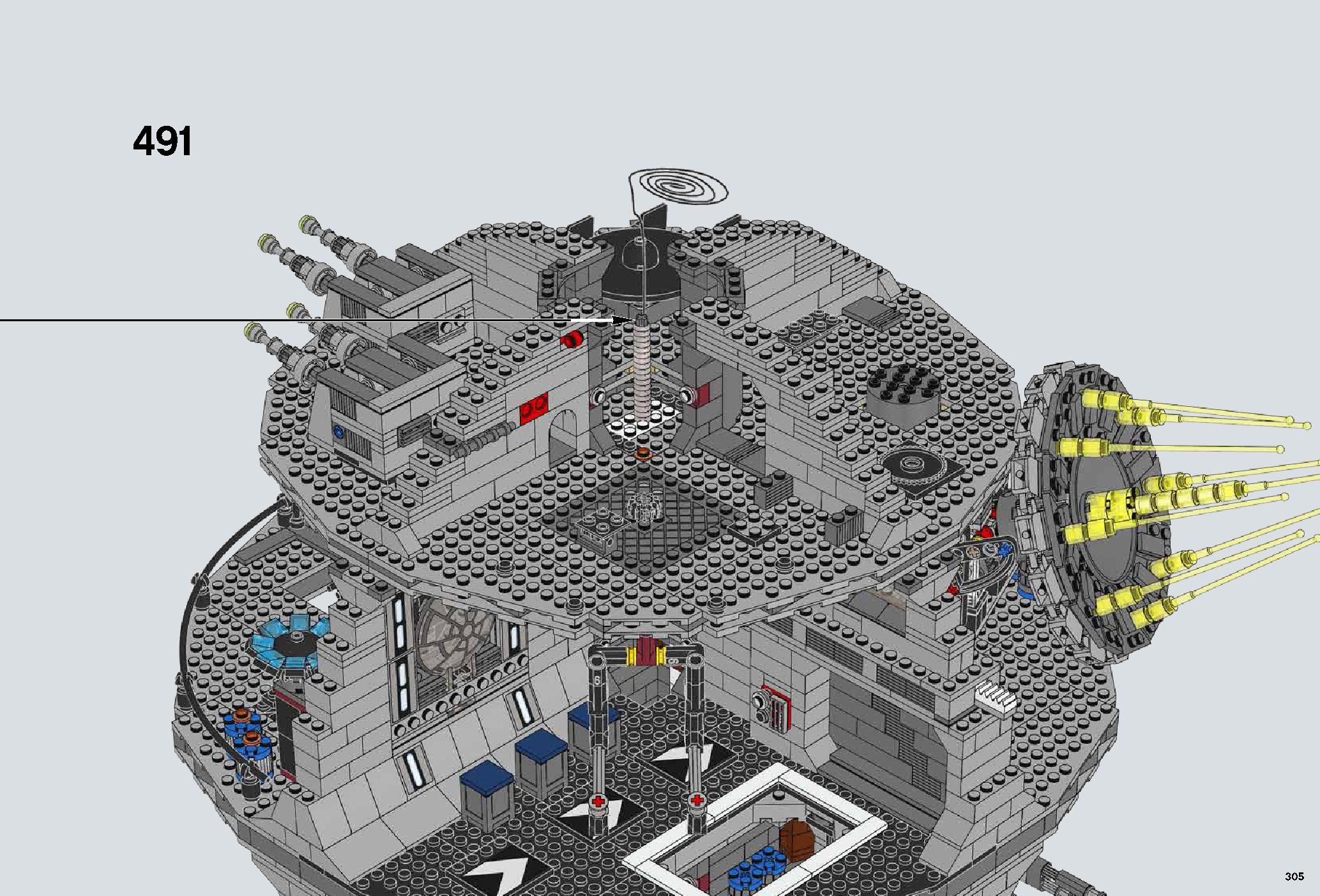 Death Star 75159 LEGO information LEGO instructions 305 page