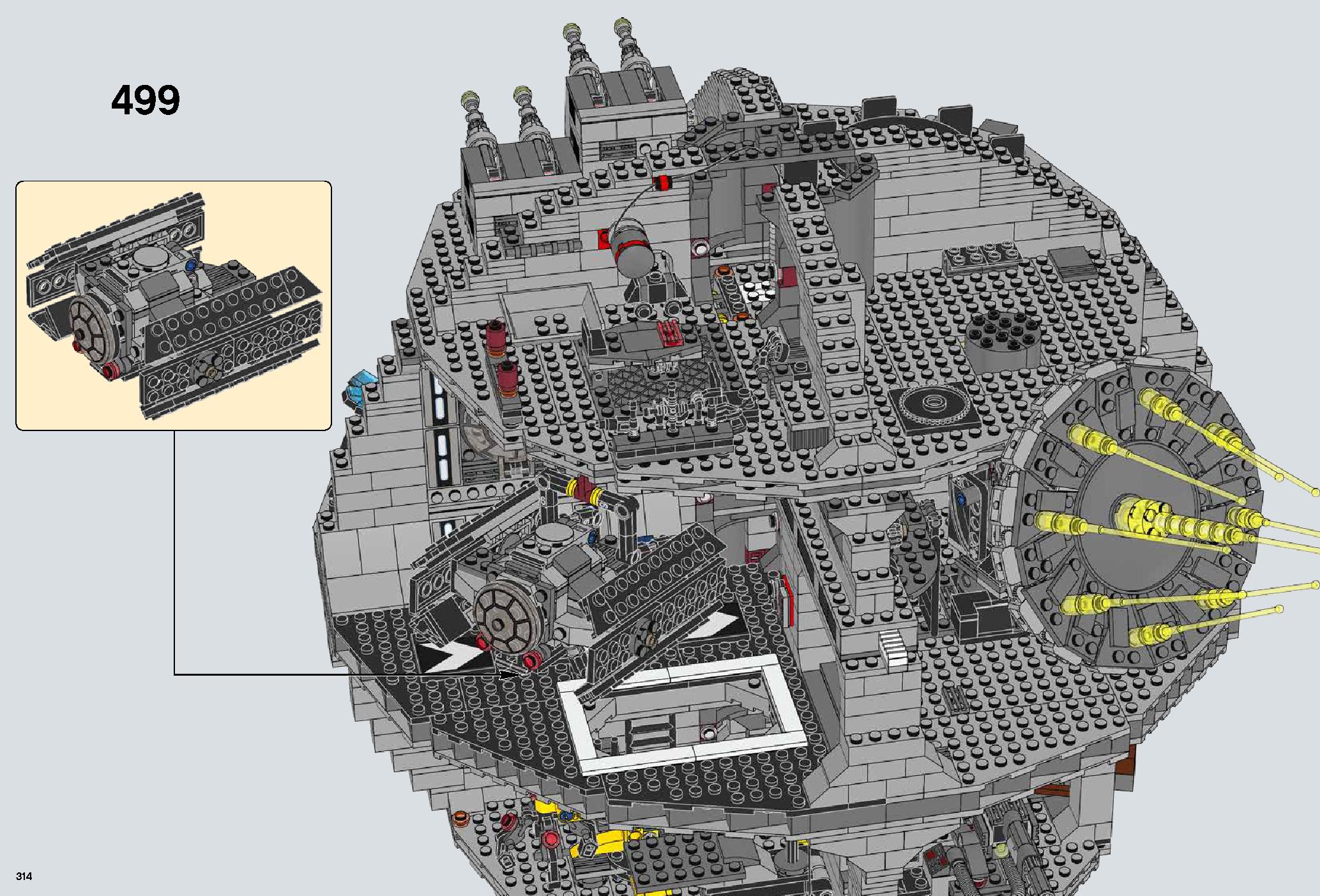 Death Star 75159 LEGO information LEGO instructions 314 page