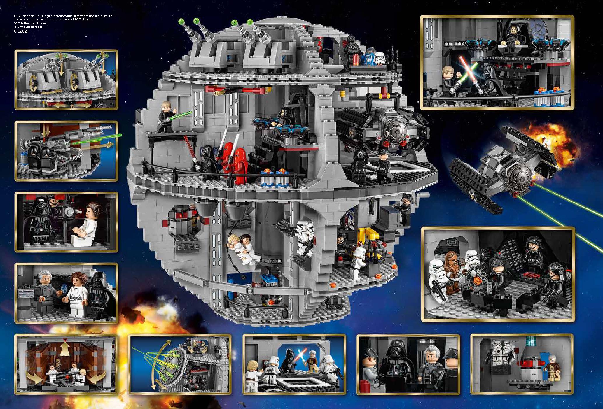 Death Star 75159 LEGO information LEGO instructions 324 page