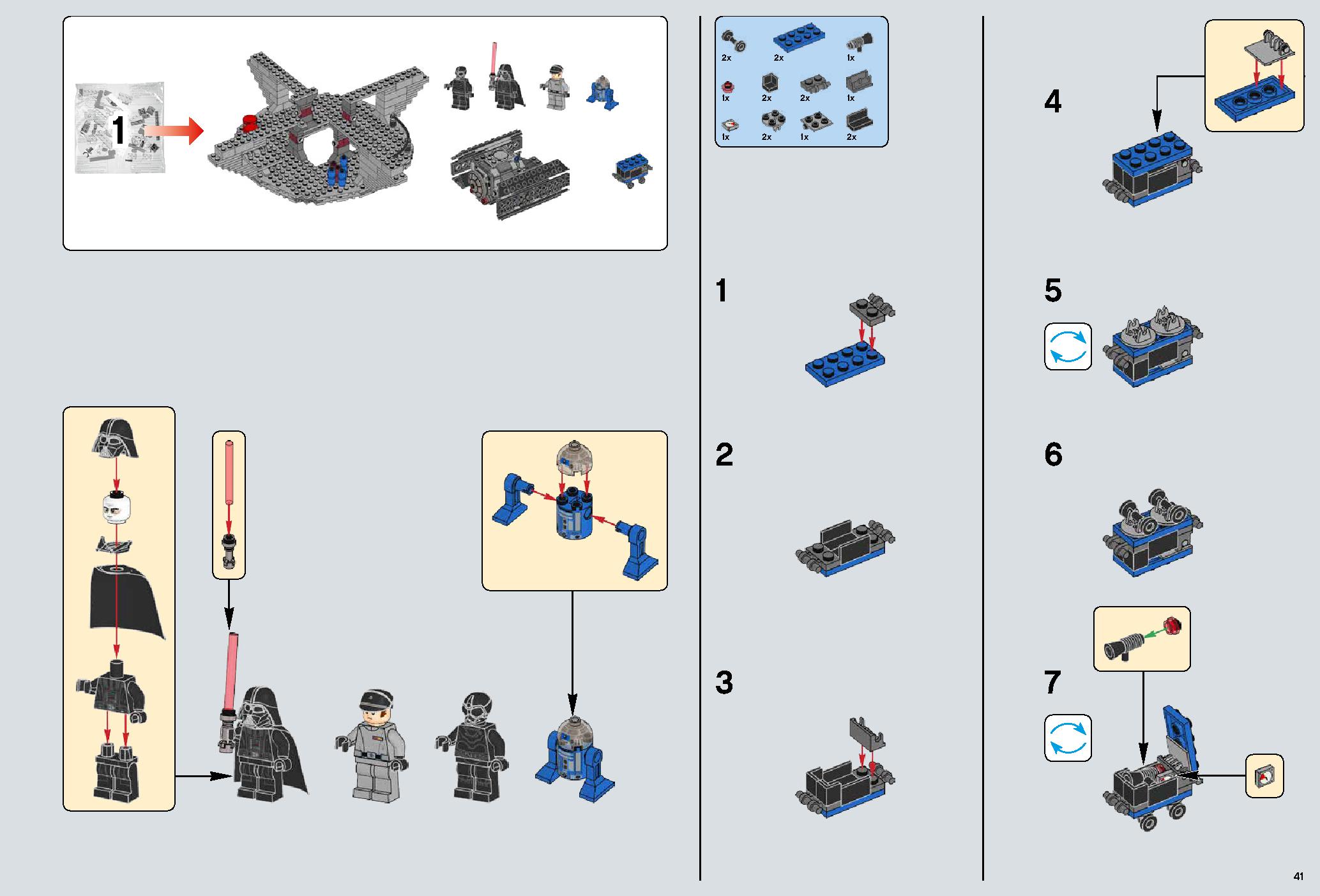 Death Star 75159 LEGO information LEGO instructions 41 page