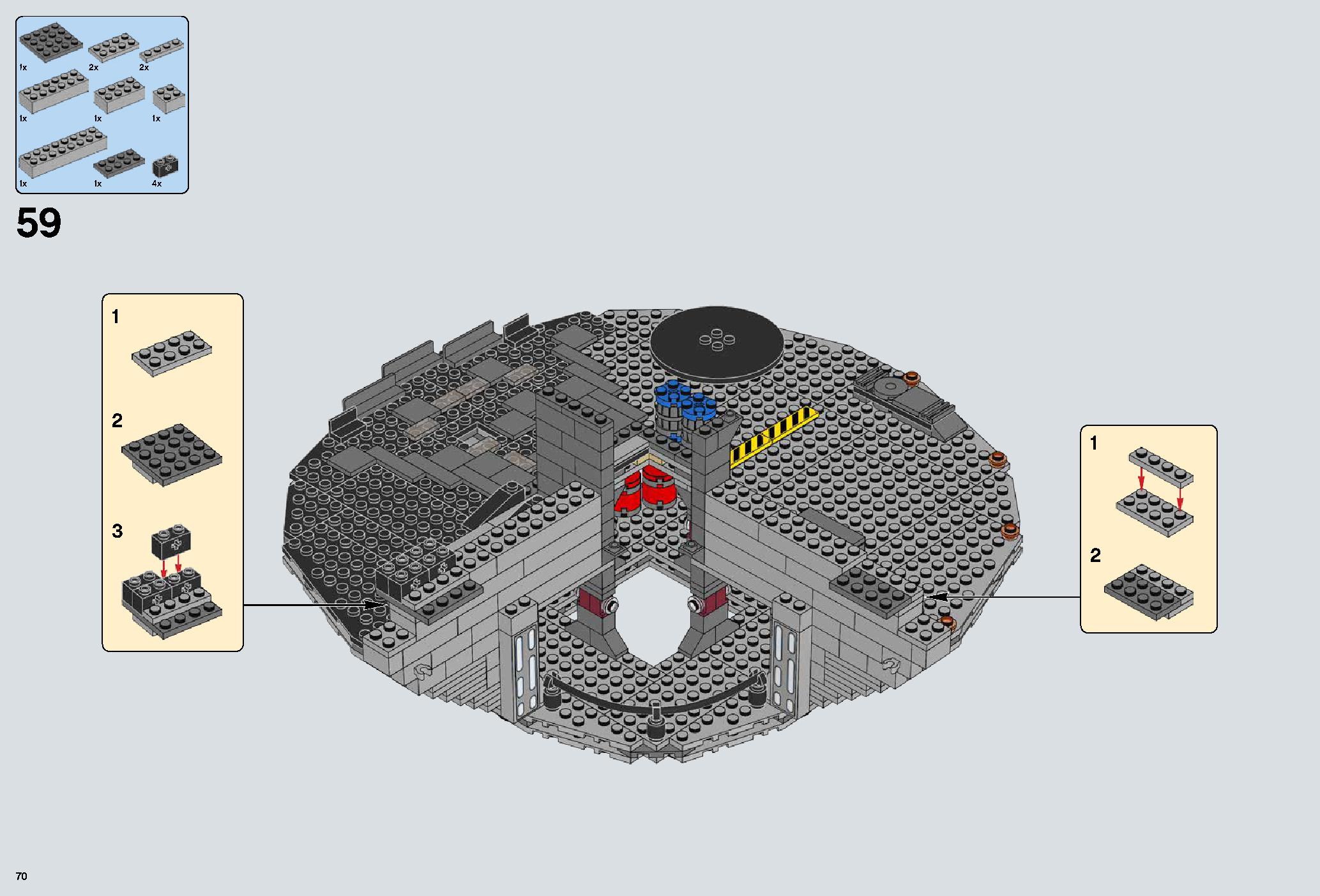 Death Star 75159 LEGO information LEGO instructions 70 page