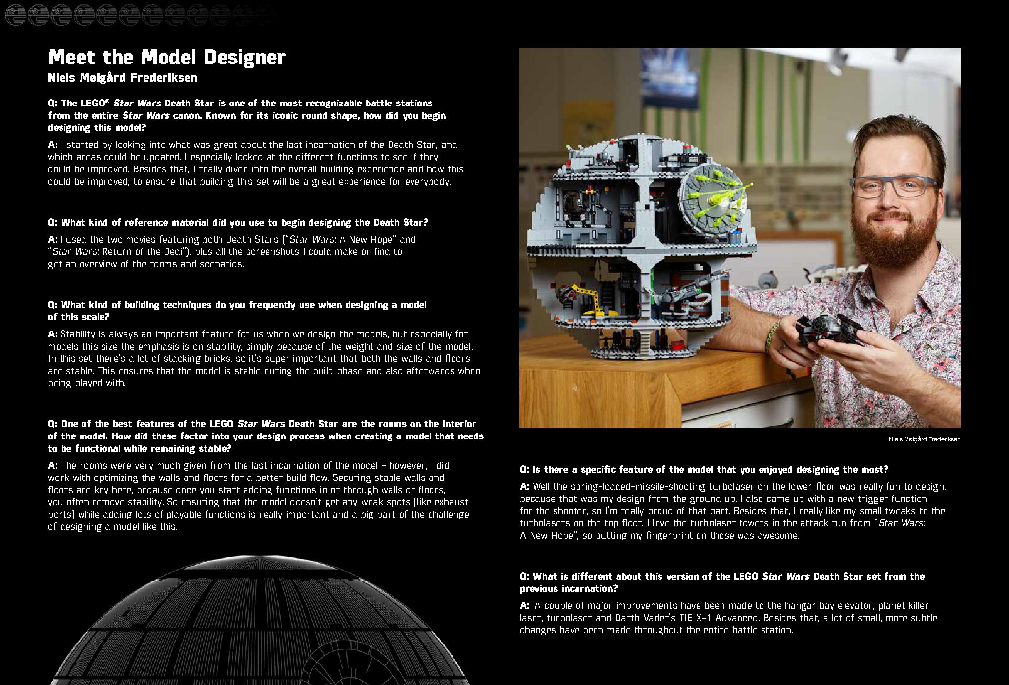 Death Star 75159 LEGO information LEGO instructions 8 page