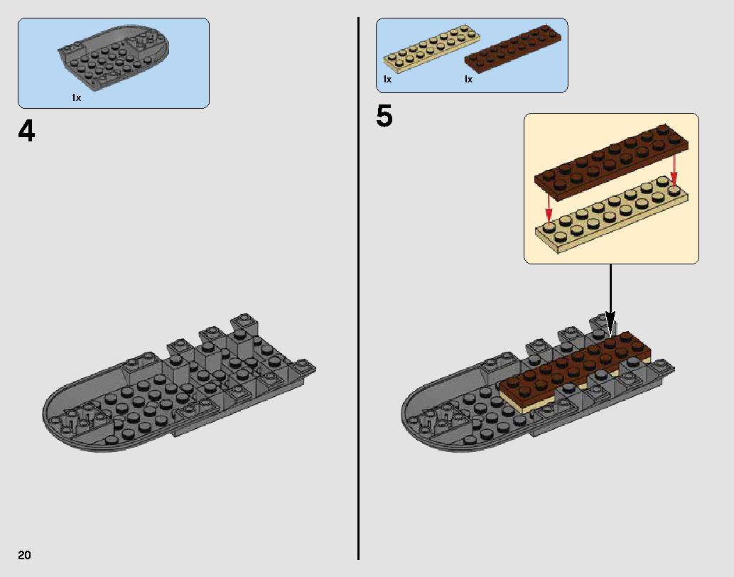 Desert Skiff Escape 75174 レゴの商品情報 レゴの説明書・組立方法 20 page
