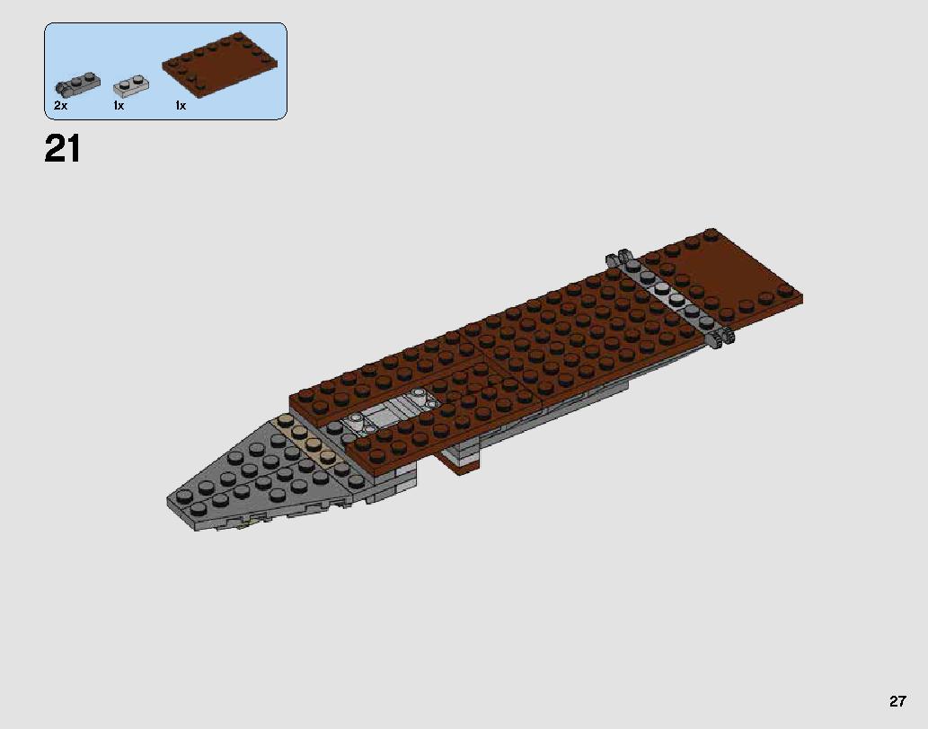 Desert Skiff Escape 75174 レゴの商品情報 レゴの説明書・組立方法 27 page