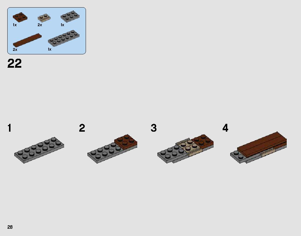 Desert Skiff Escape 75174 レゴの商品情報 レゴの説明書・組立方法 28 page