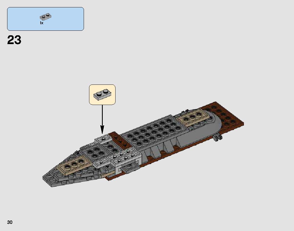Desert Skiff Escape 75174 レゴの商品情報 レゴの説明書・組立方法 30 page